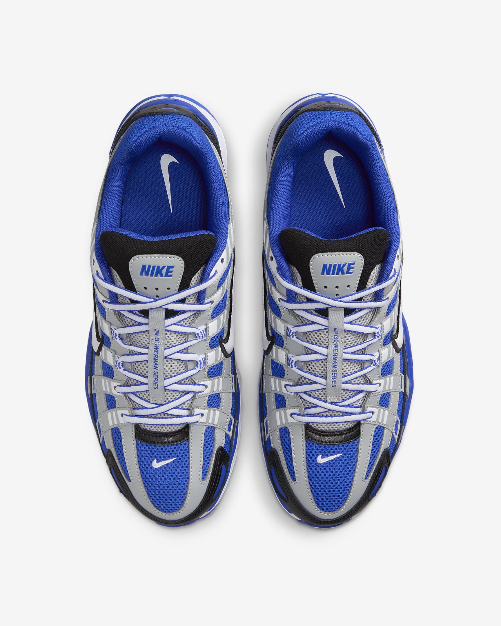 Nike P-6000 Shoes - Racer Blue/Black/Flat Silver/White