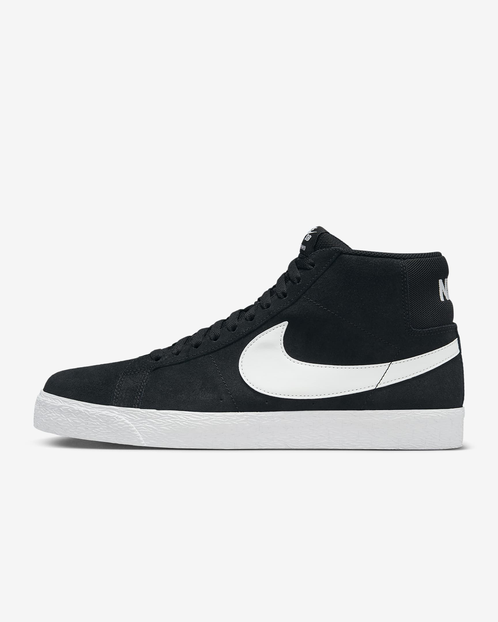 Παπούτσι skateboarding Nike SB Zoom Blazer Mid - Μαύρο/Λευκό/Λευκό/Λευκό