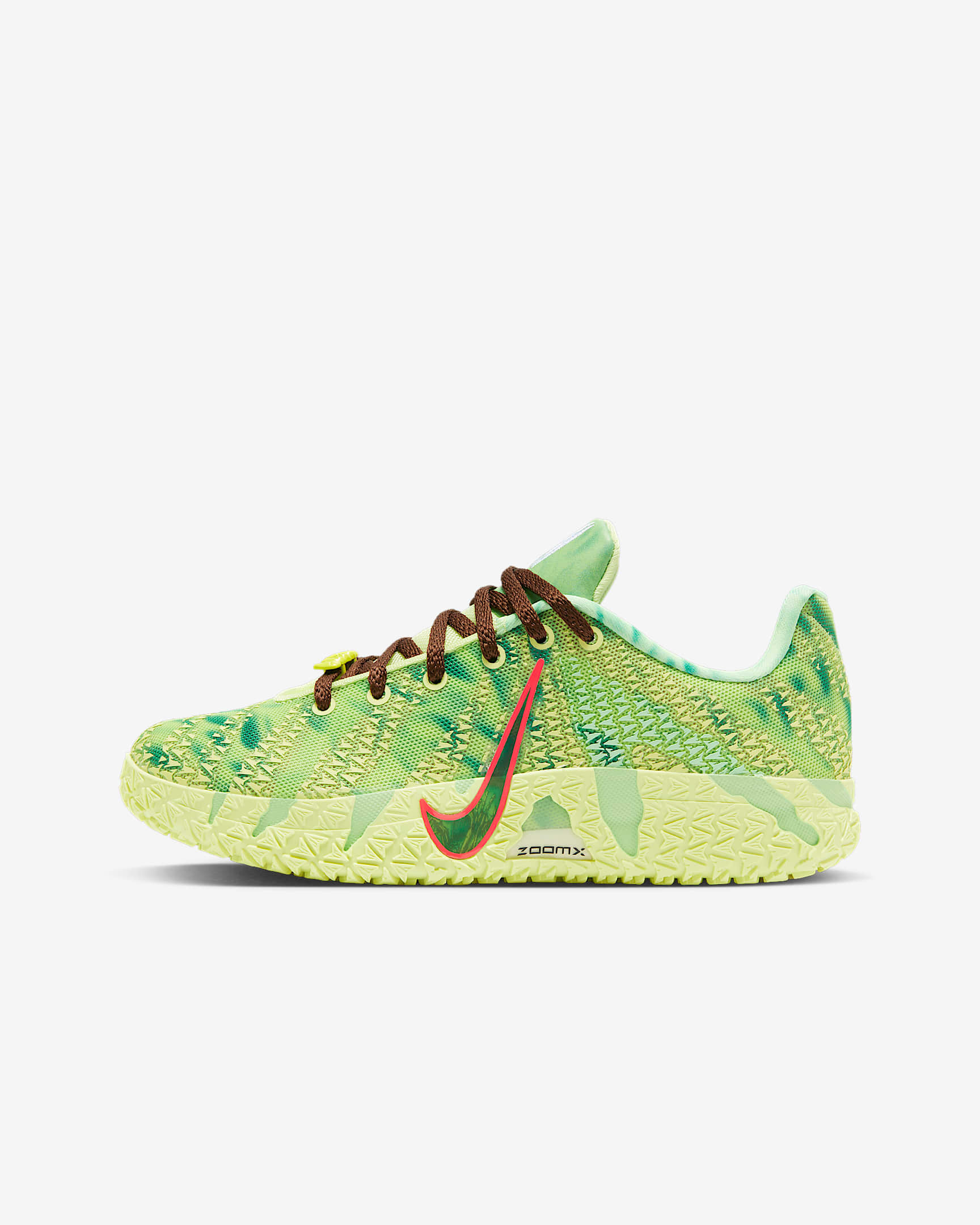 Ja 3 Big Kids' Basketball Shoes - Light Lemon Twist/Hemp/Bright Crimson/Black