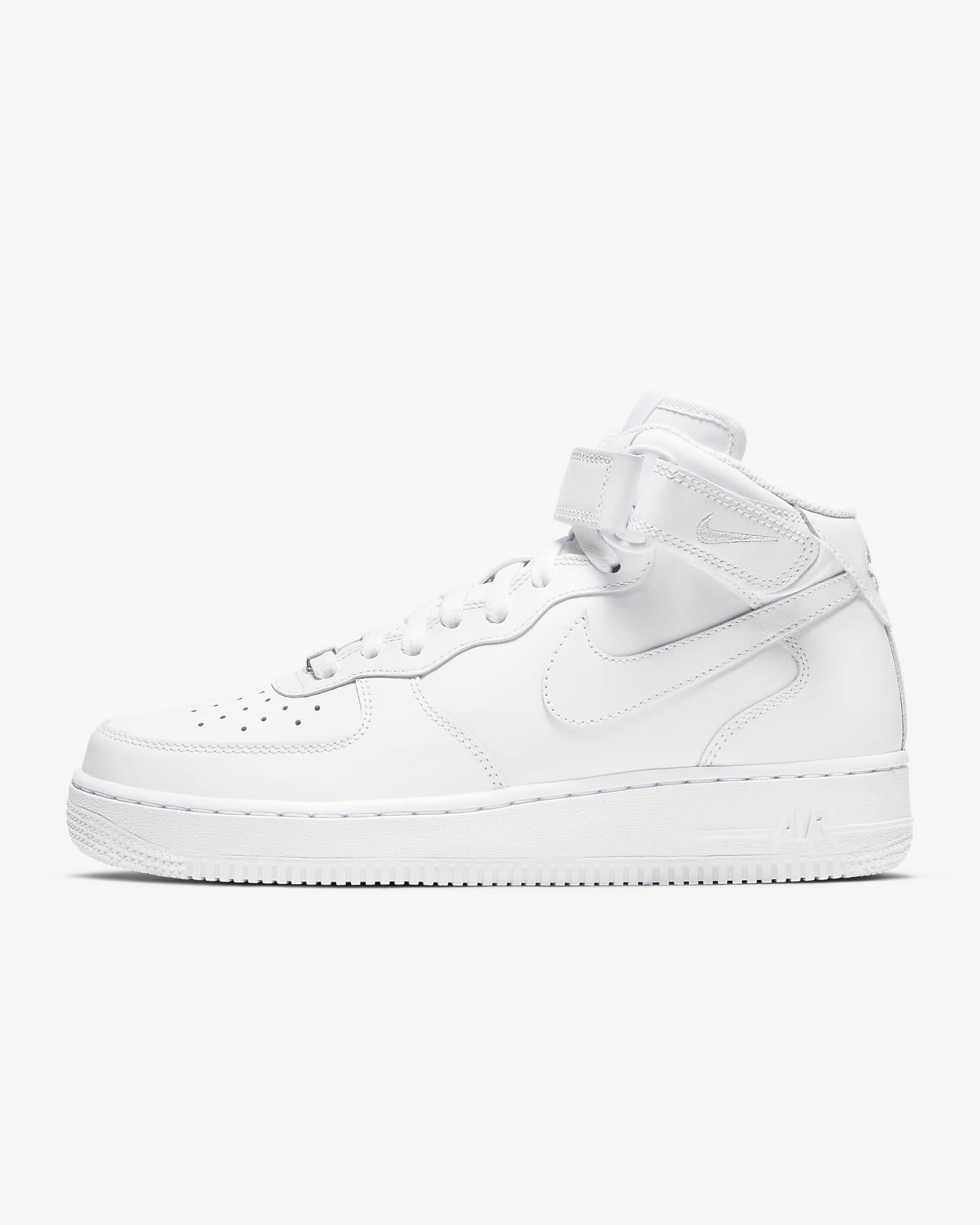 Nike Air Force 1 '07 Mid Zapatillas - Mujer - Blanco/Blanco/Blanco