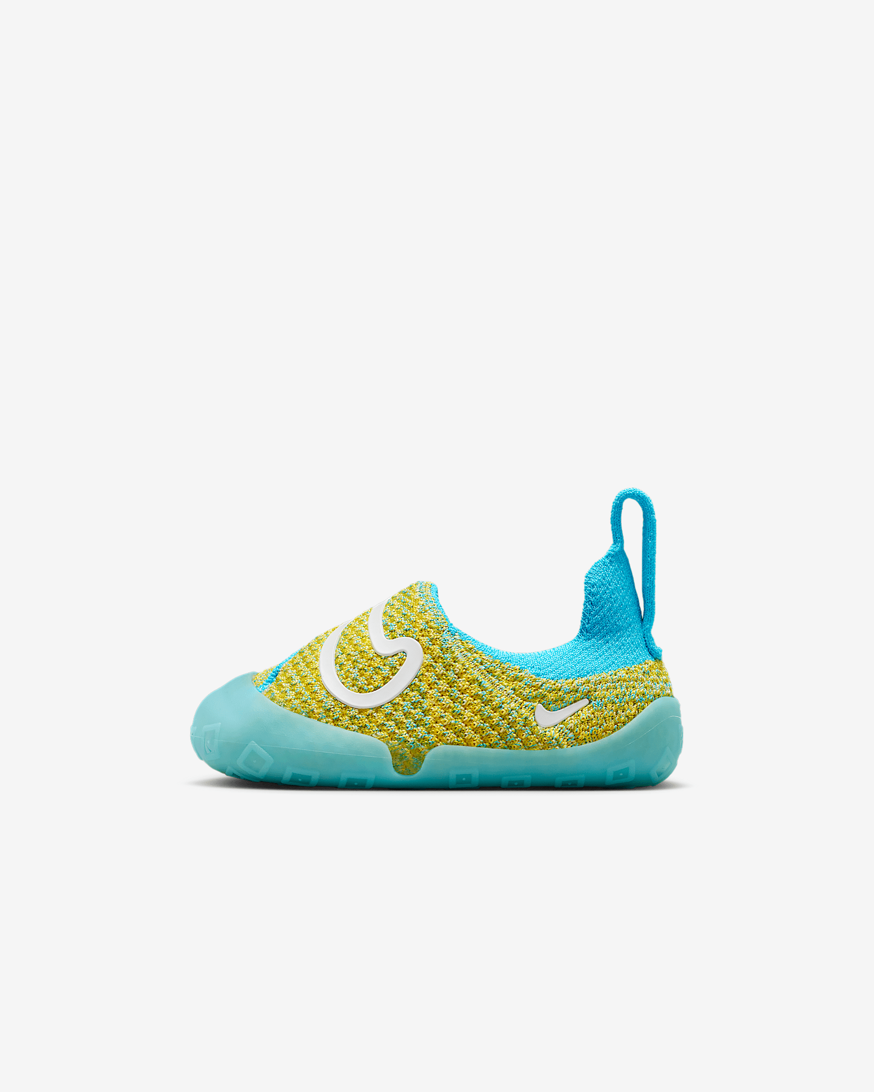 Nike Swoosh 1-sko til babyer/småbørn - Team Gold/Baltic Blue/Bright Citron/Sail