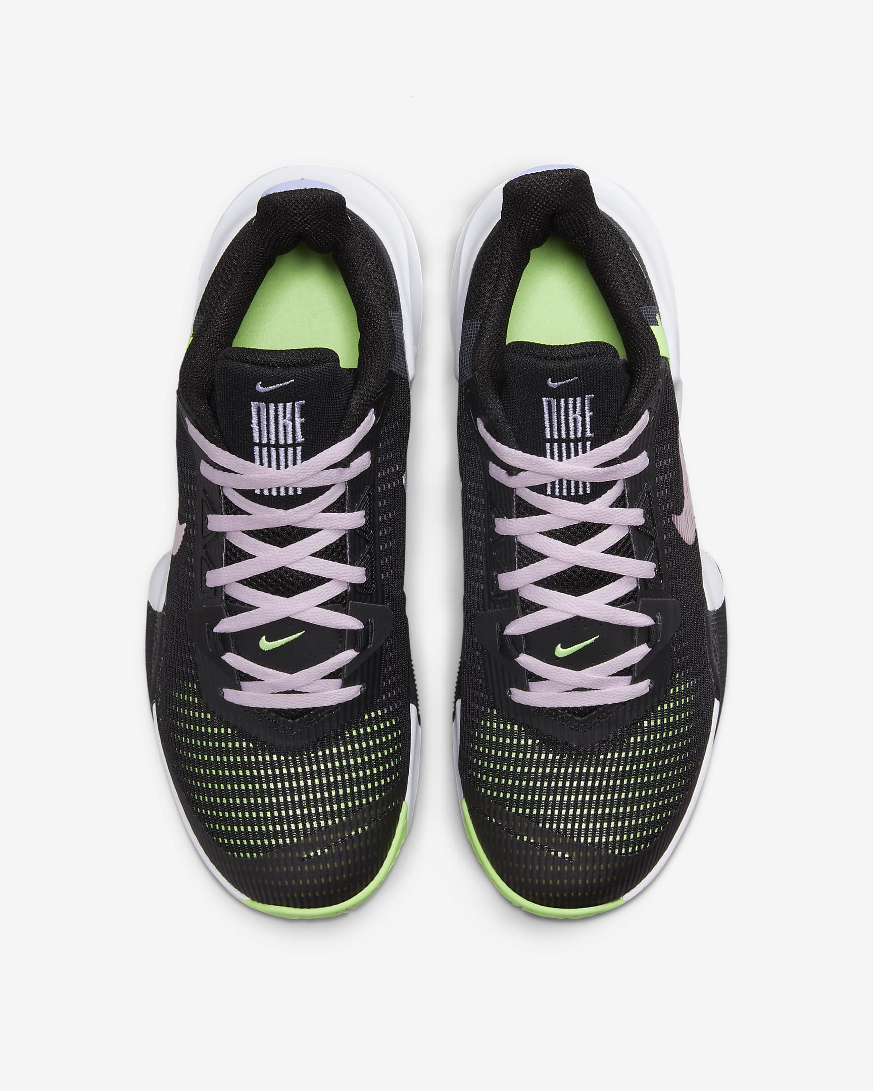 Nike Impact 3 Basketballschuh - Schwarz/Ghost Green/Purple Pulse/Pink Foam