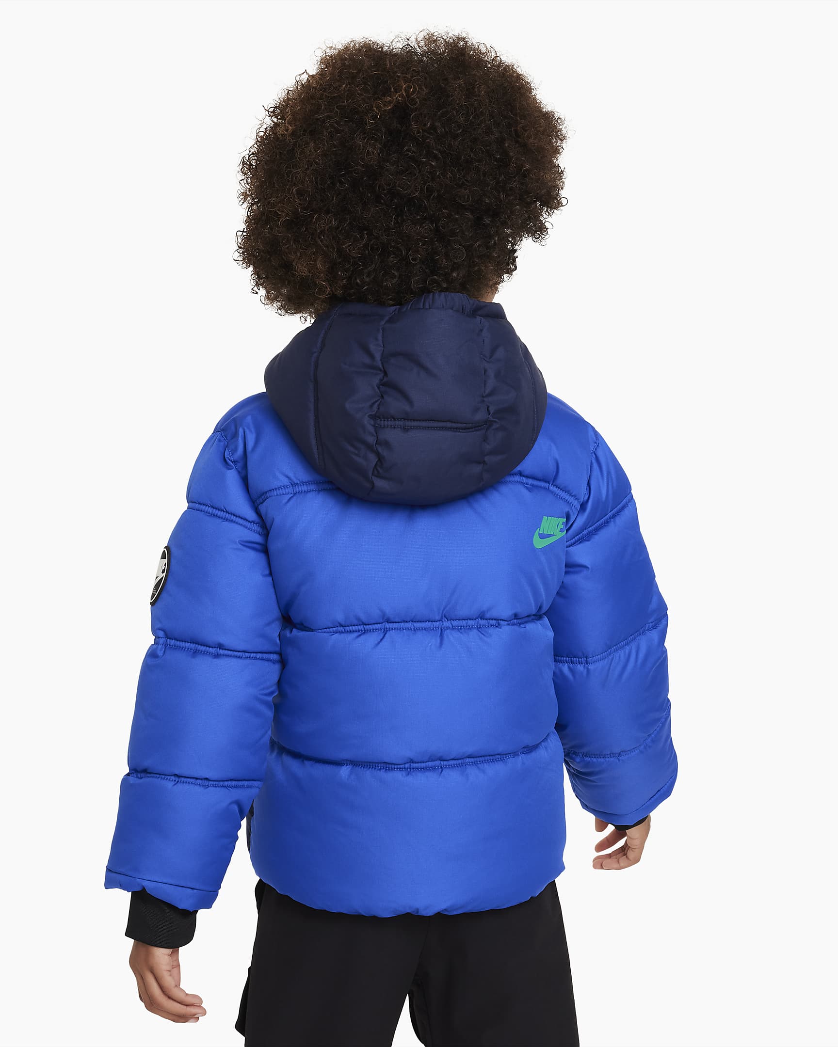 Nike Colorblock Puffer Little Kids Jacket.