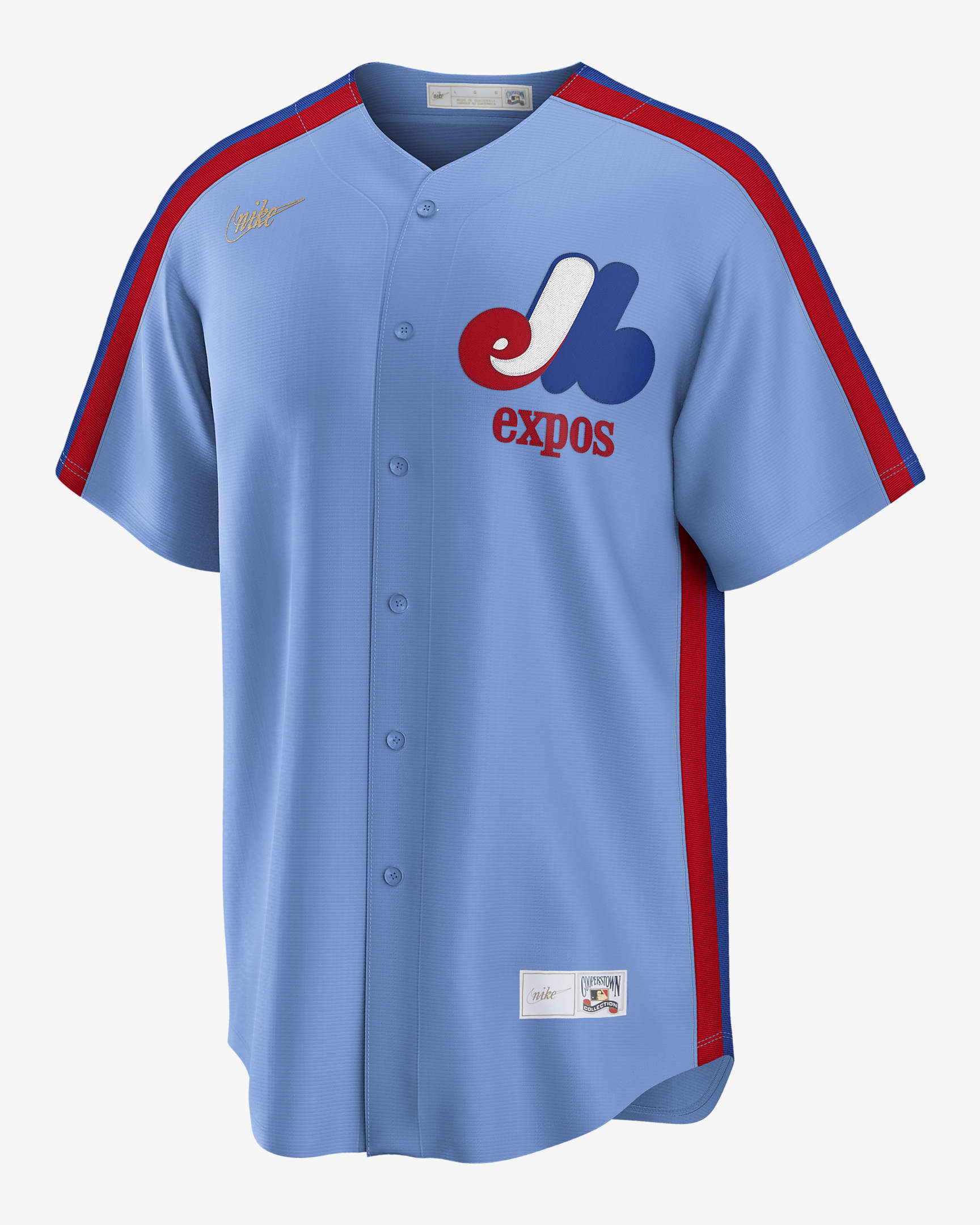 MLB Montreal Expos (Vladimir Guerrero) Men's Cooperstown Baseball Jersey.
