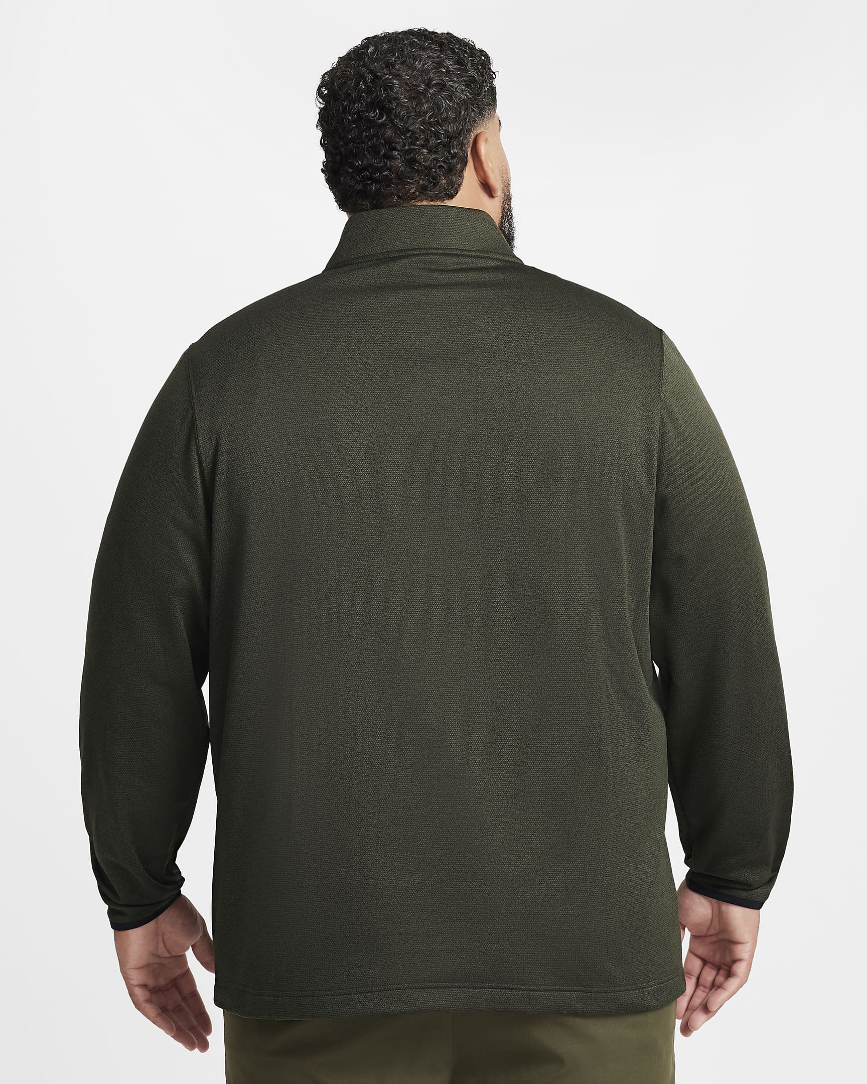 Nike Therma-FIT Victory Men's 1/4-Zip Golf Top - Cargo Khaki/Black