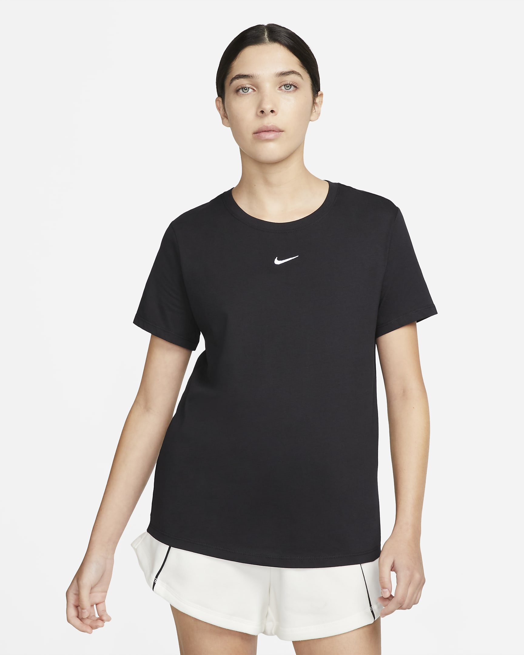 Nike Sportswear Essential Damen-T-Shirt - Schwarz