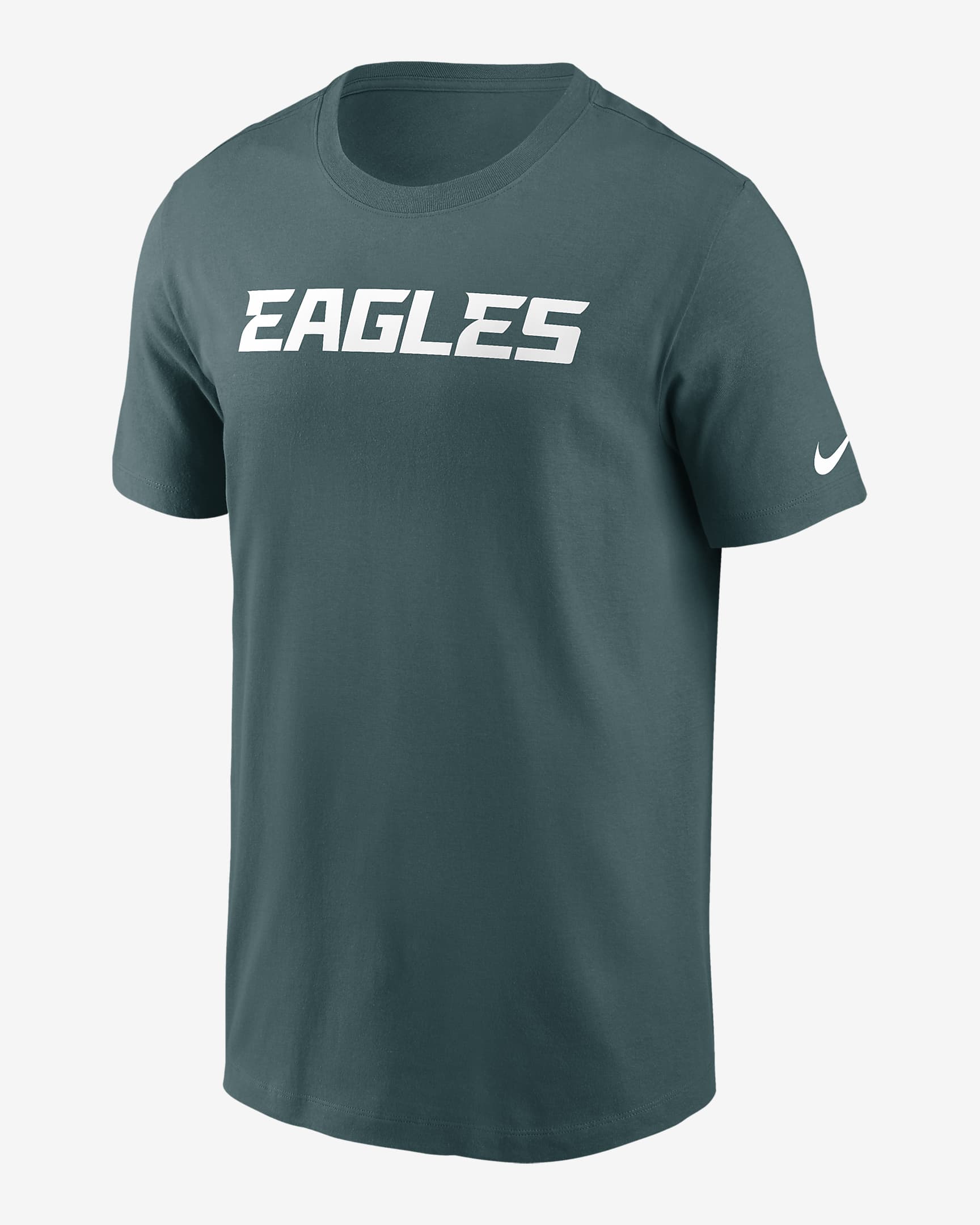 Philadelphia Eagles Primetime Wordmark Essential Men's Nike NFL T-Shirt - Teal