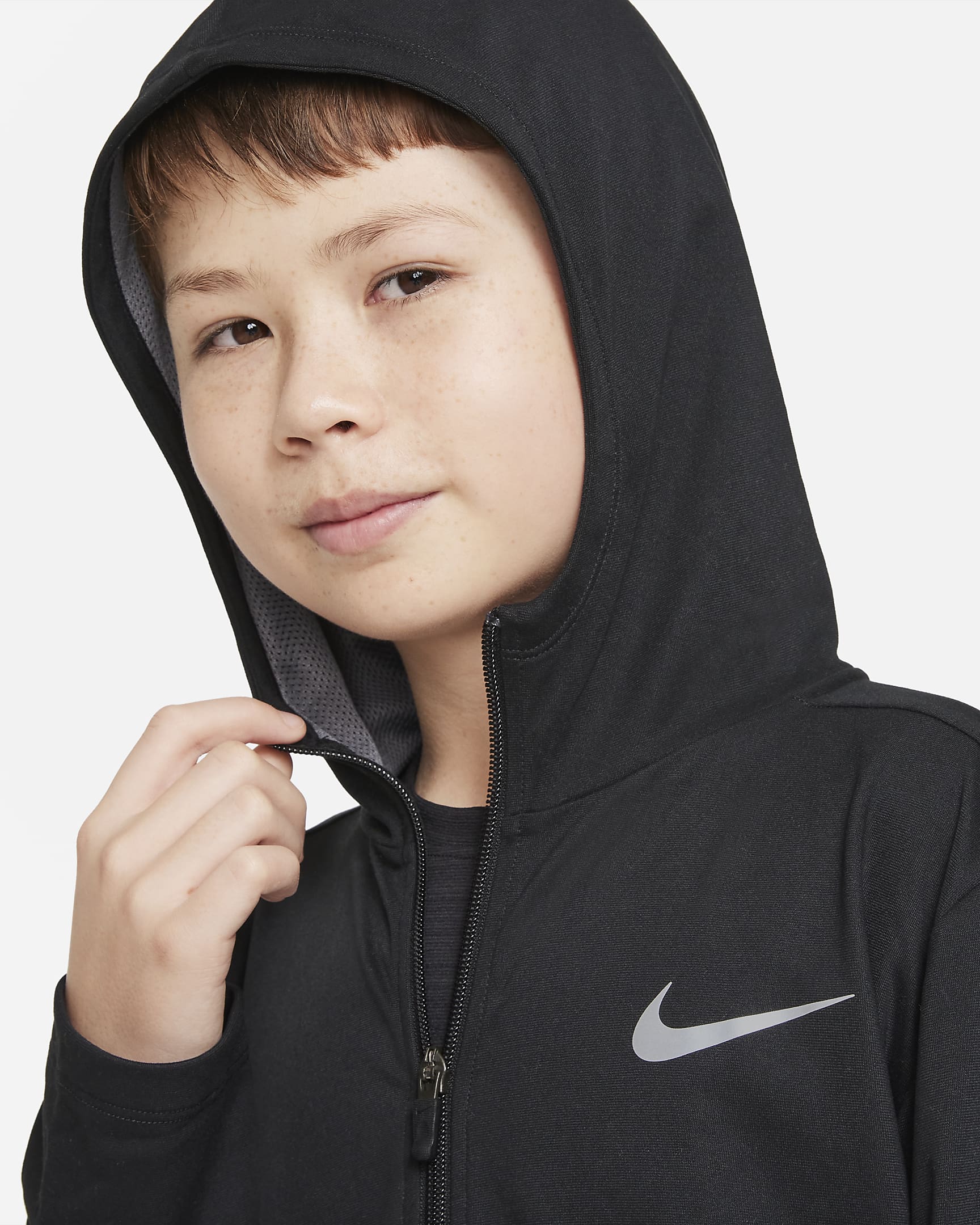 Nike Older Kids' (Boys') Full-Zip Training Hoodie. Nike UK