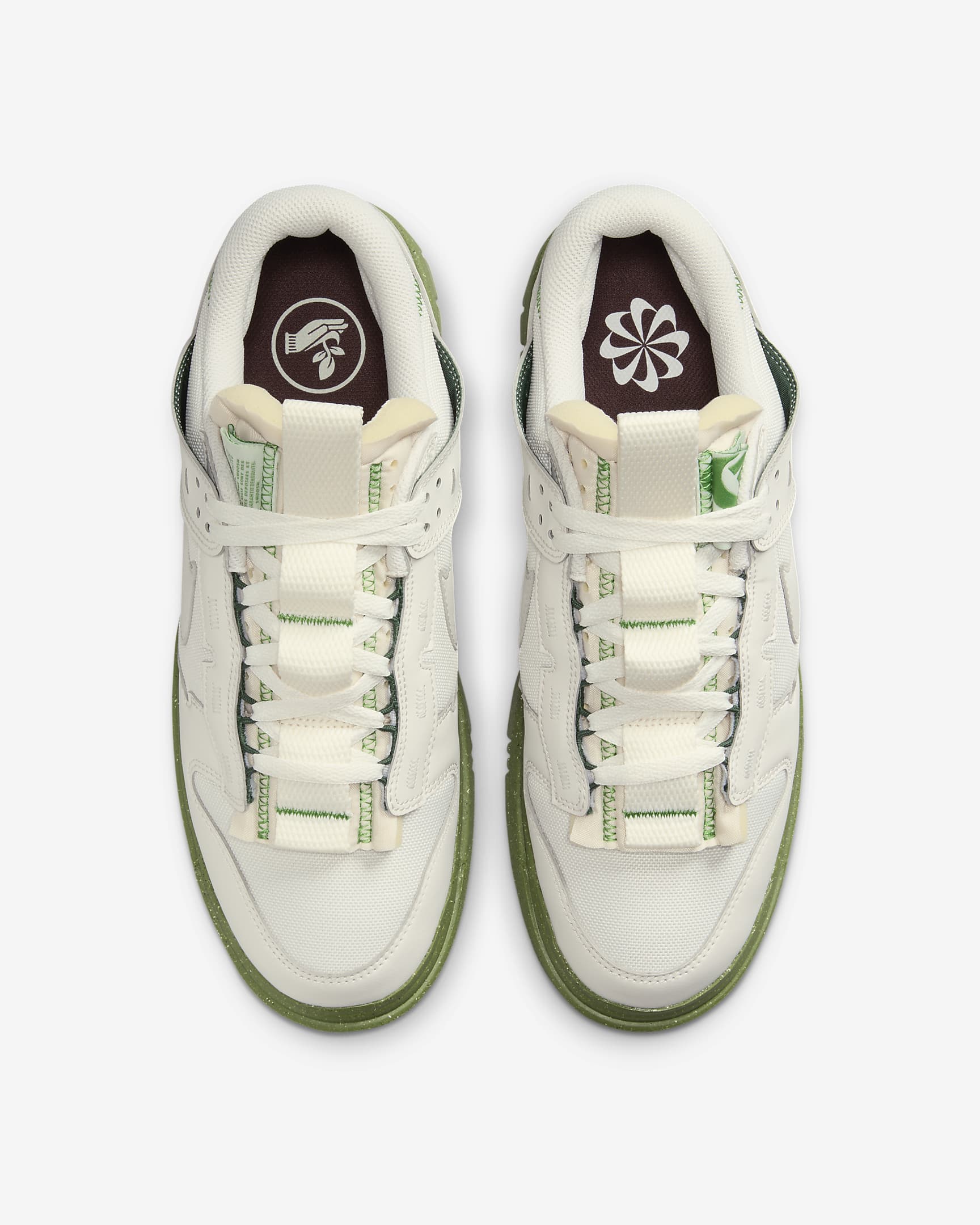 Nike Air Dunk Low Jumbo Men's Shoes - Phantom/Chlorophyll/Earth/Phantom