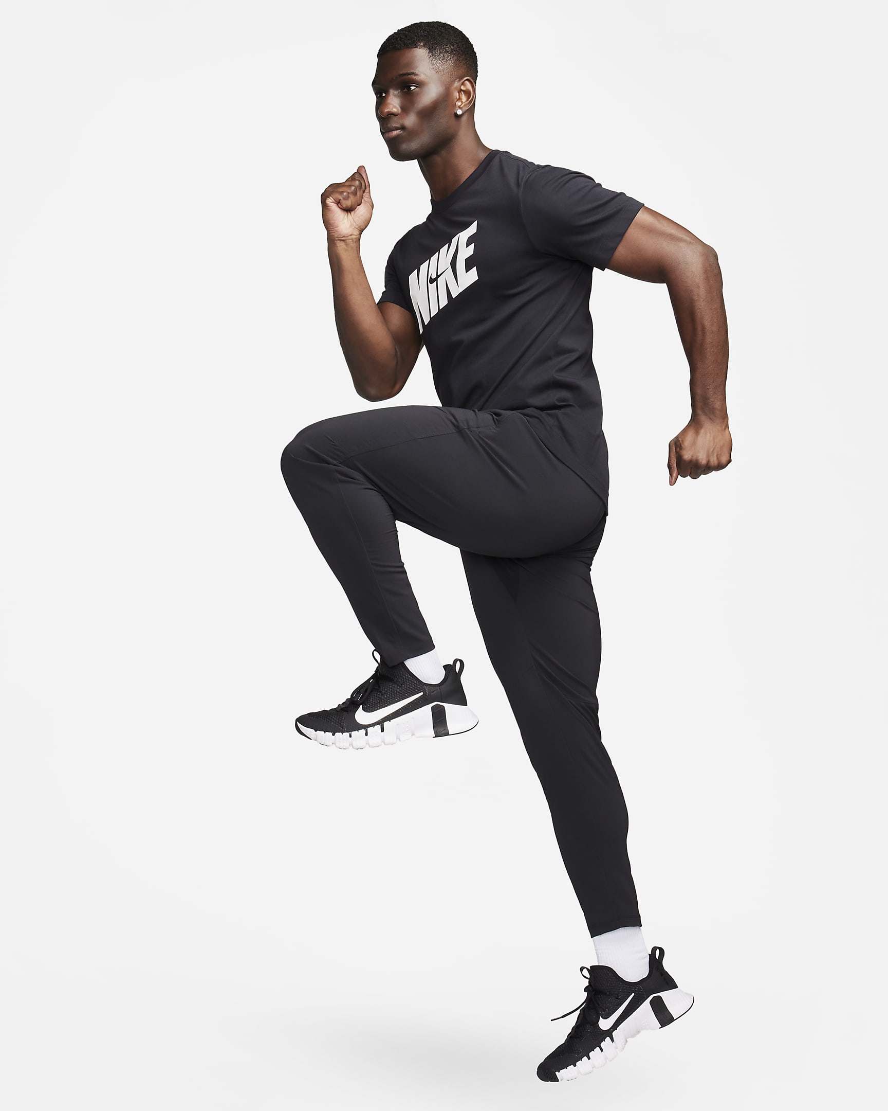 Nike Flex Rep Men's Dri-FIT Fitness Trousers - Black/Black/Black