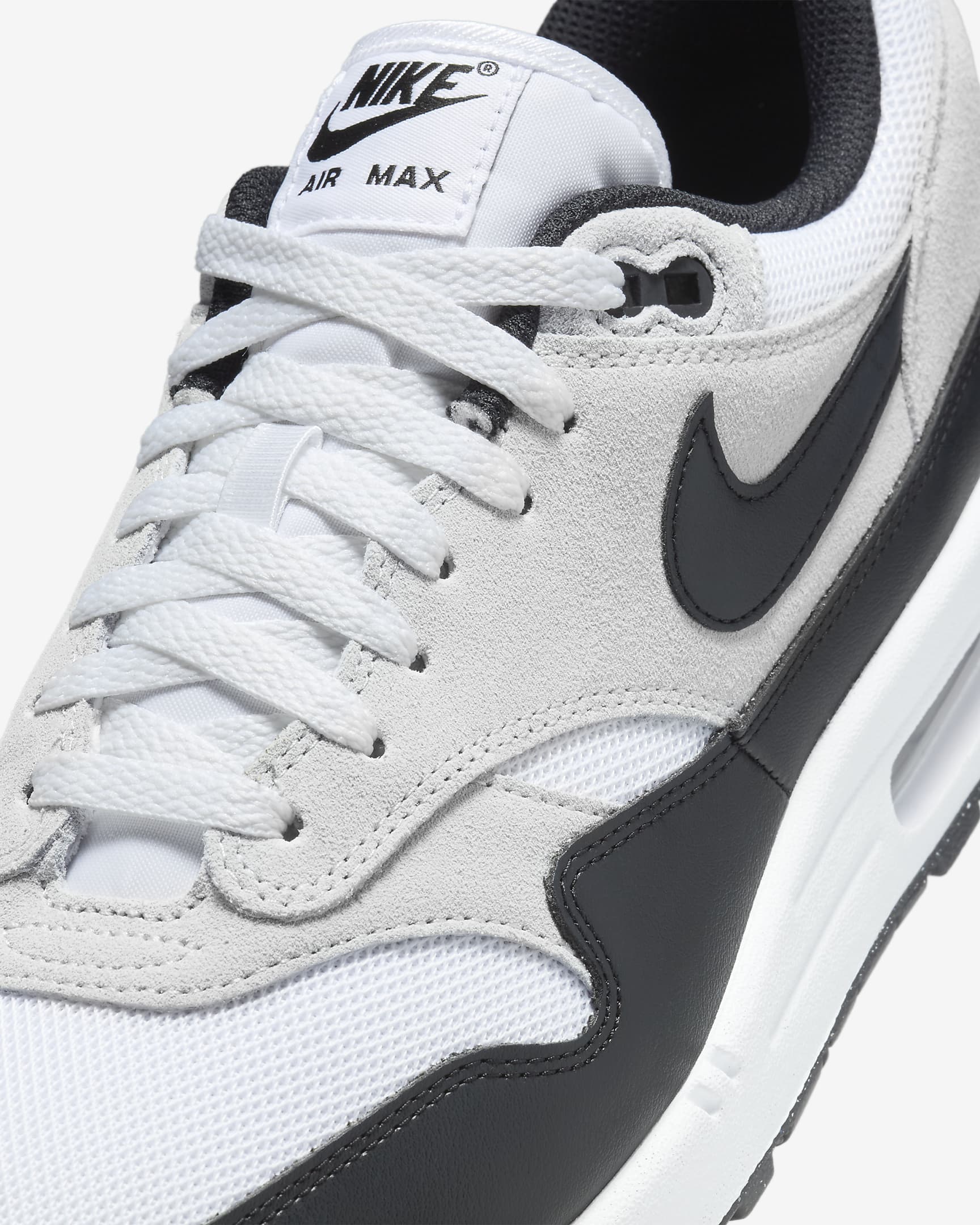 Nike Air Max 1 Essential-sko til mænd - hvid/Pure Platinum/sort