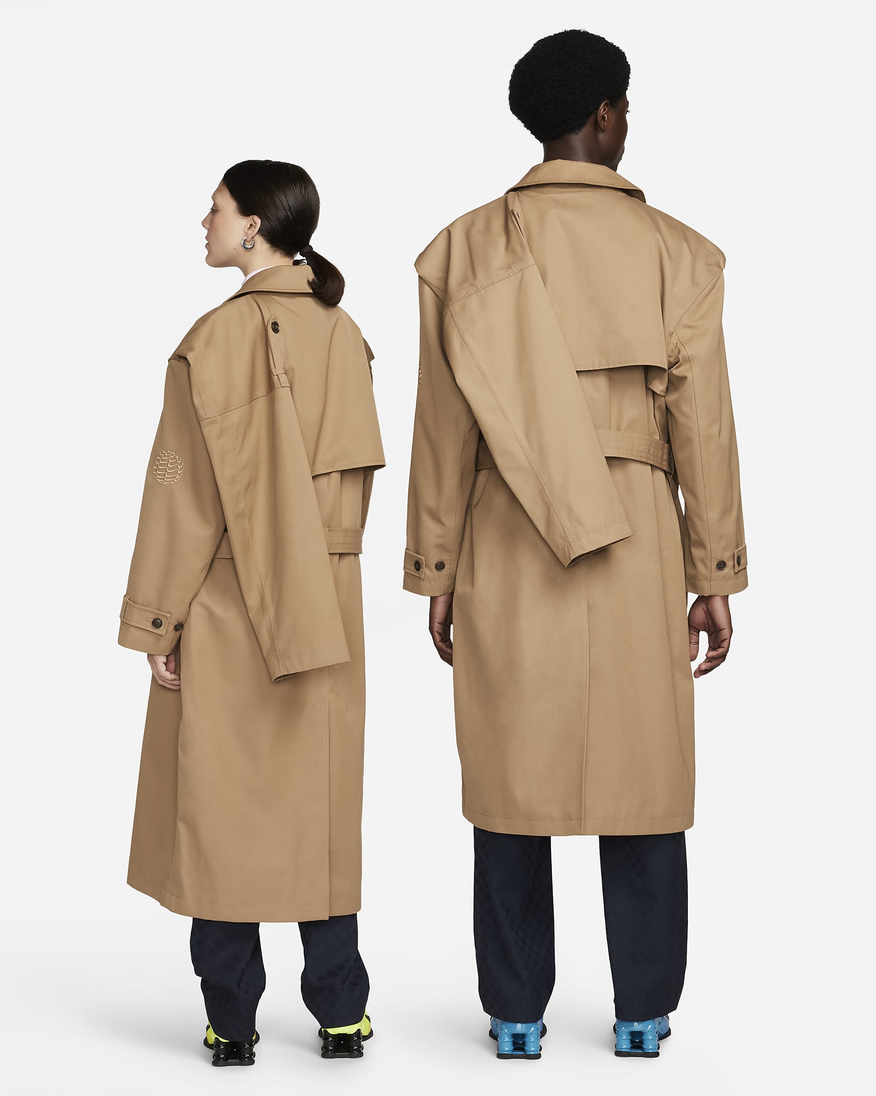 Nike x Martine Rose Trench Coat - Khaki/Khaki