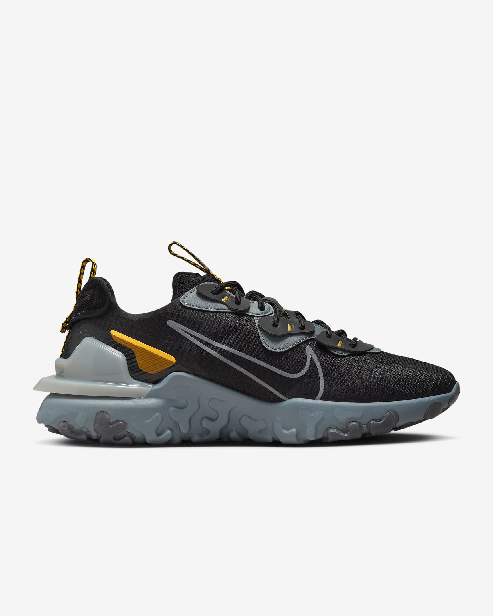 Nike React Vision Erkek Ayakkabısı - Siyah/Laser Orange/Cool Grey