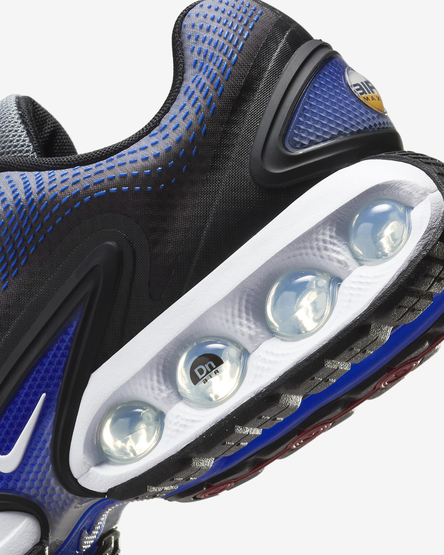 Nike Air Max DN Shoes - Black/Light Smoke Grey/Racer Blue/White