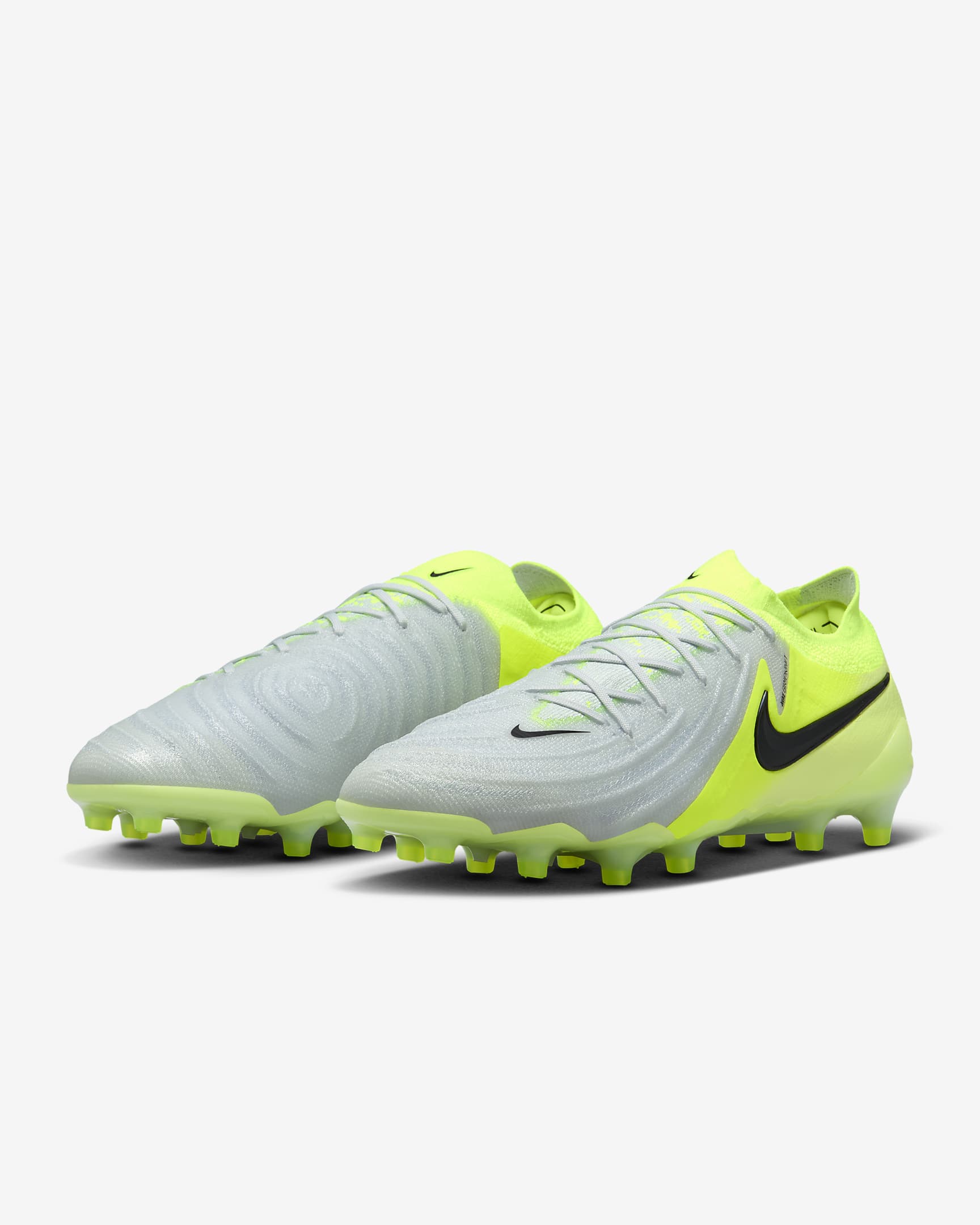 Nike Phantom GX 2 Elite AG Low-Top Football Boot - Metallic Silver/Volt/Black