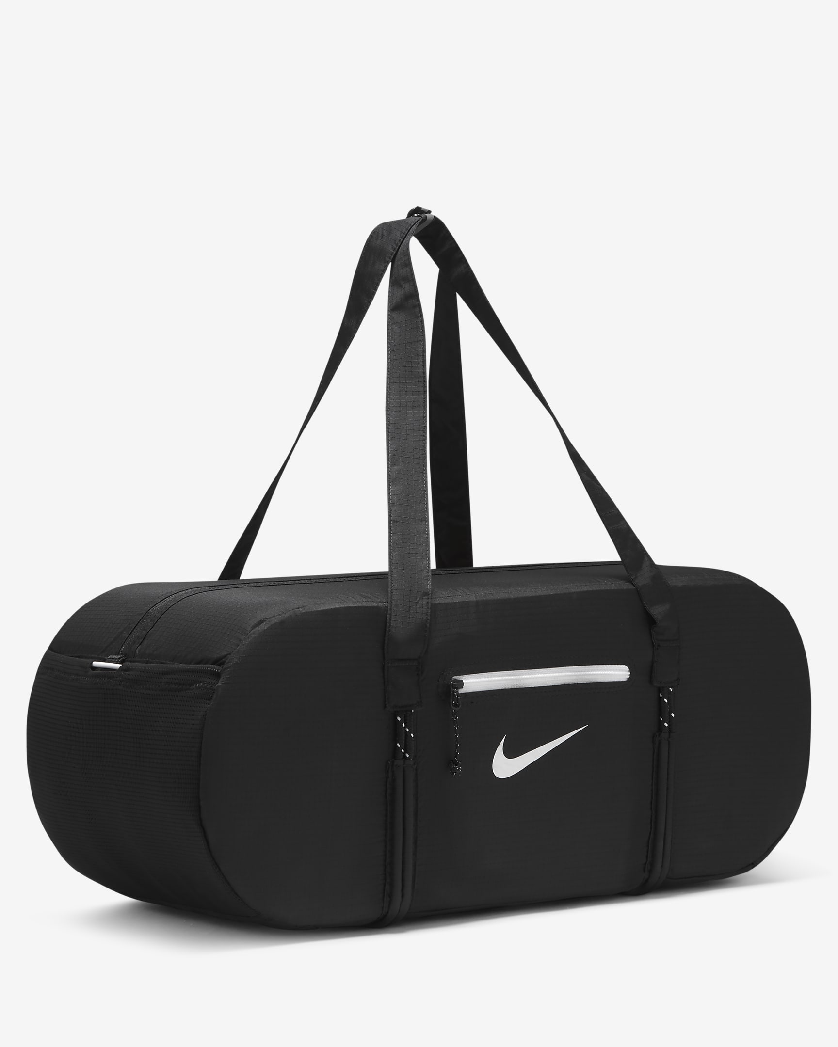 Nike Stash Duffel (21L) - Black/Black/White