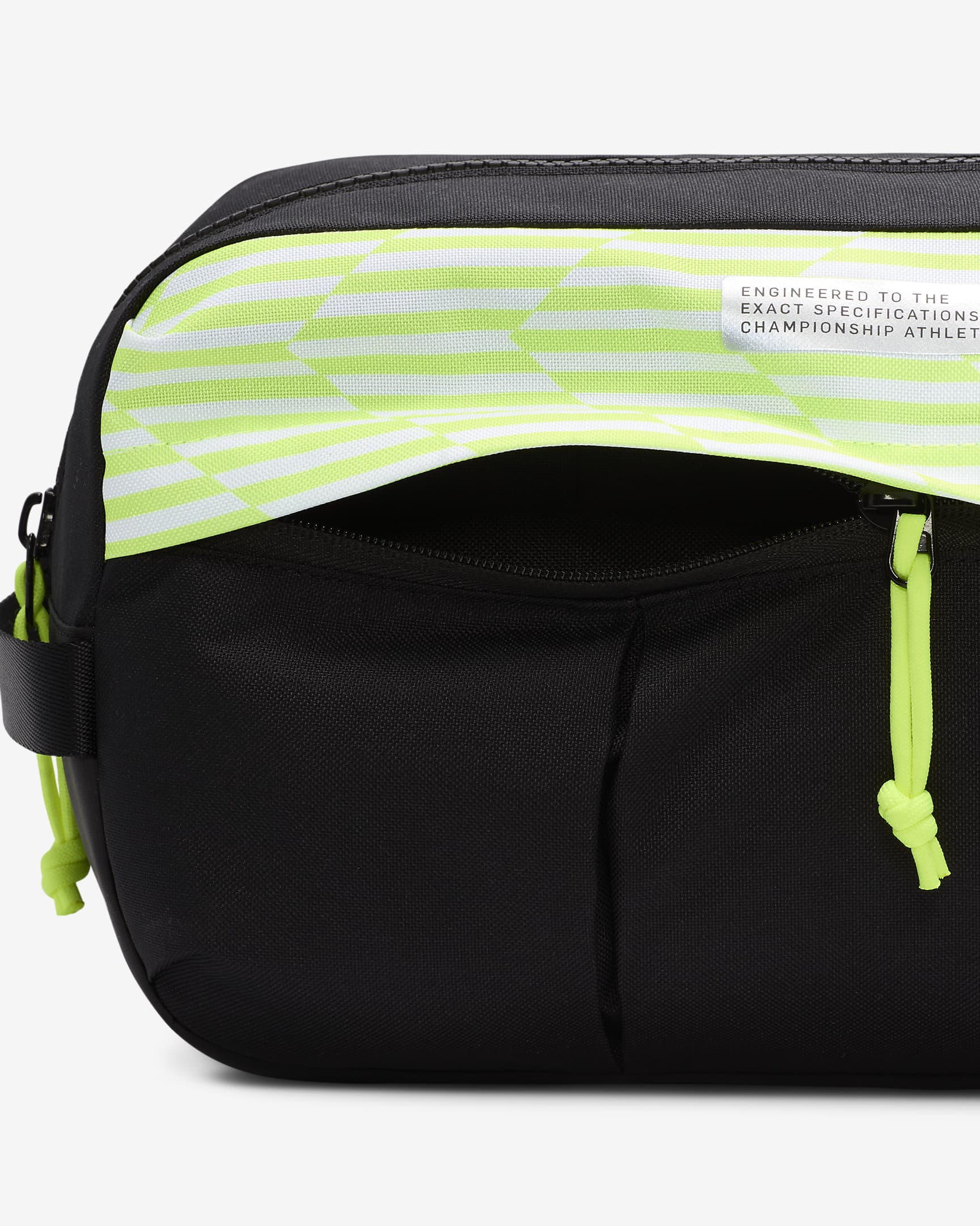 Nike Academy Fußballschuhtasche - Schwarz/Volt/Schwarz