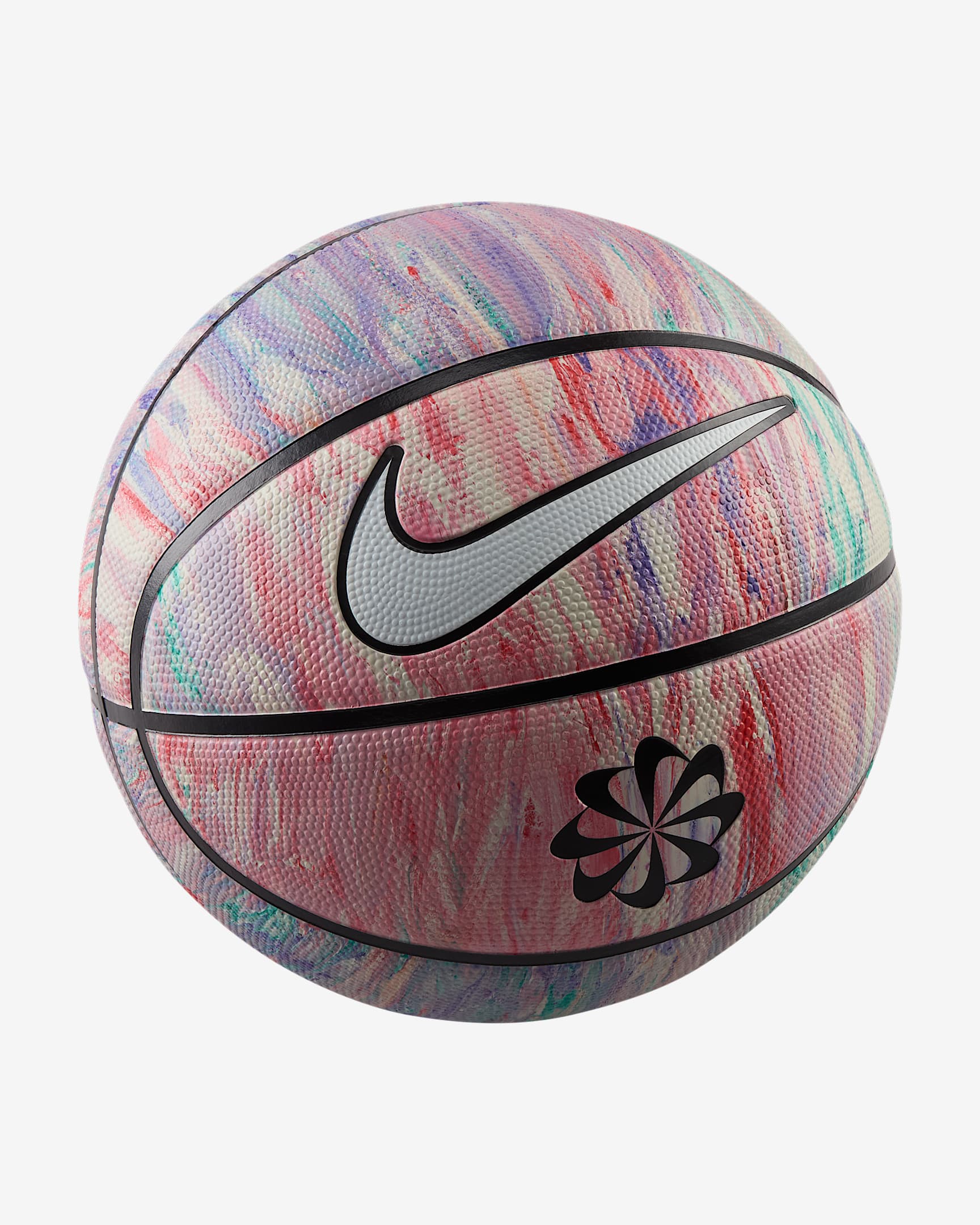 Pallone da basket (sgonfiato) Nike Everyday Playground Next Nature 8P - Multicolore/Bianco/Nero/Bianco