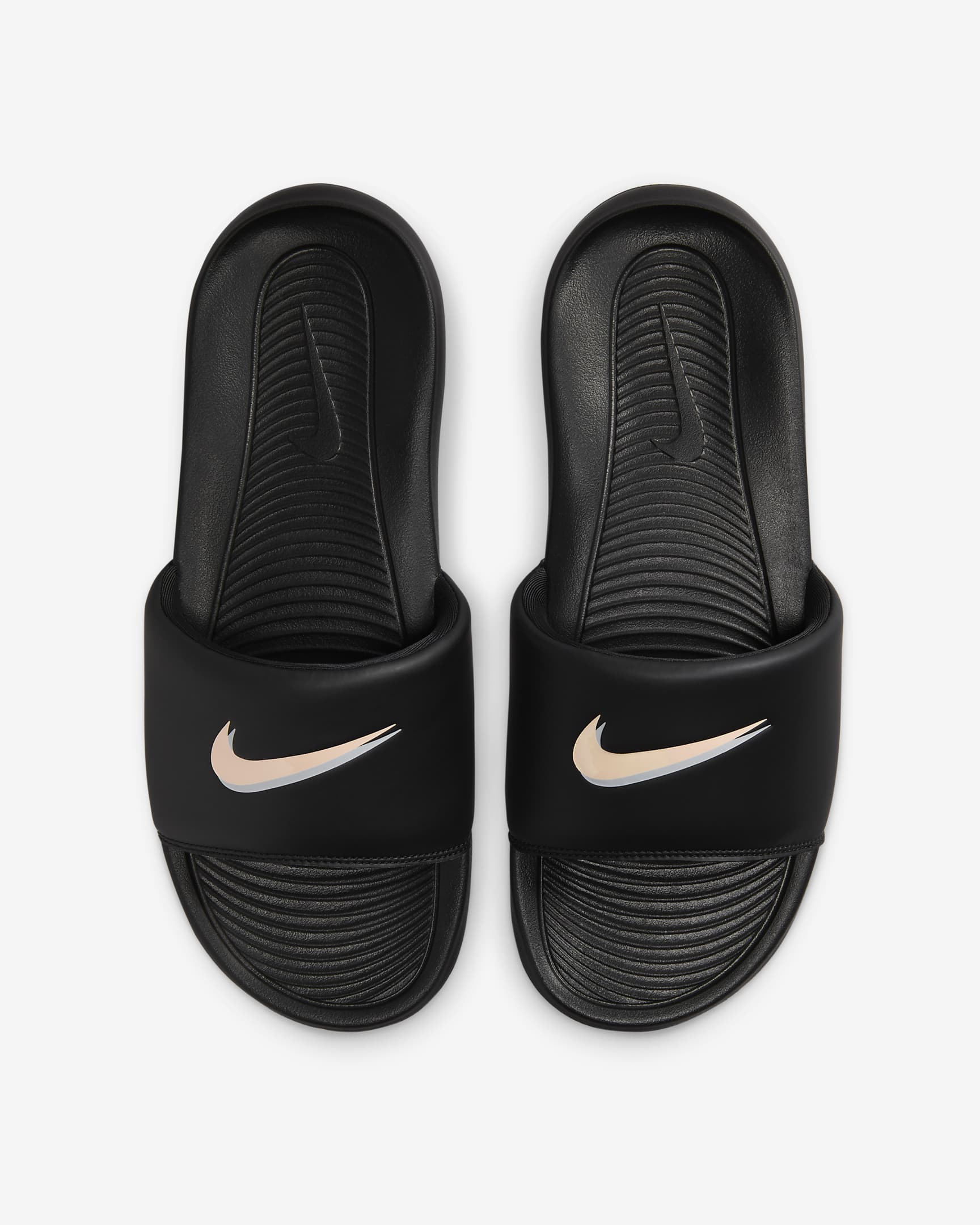 Claquette Nike Victori One pour Homme - Noir/Noir/Sesame