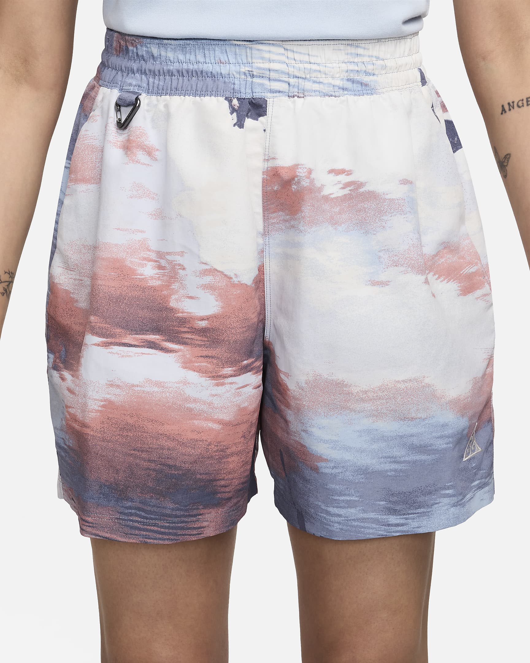 Short taille haute Nike ACG pour femme - Light Armory Blue/Summit White