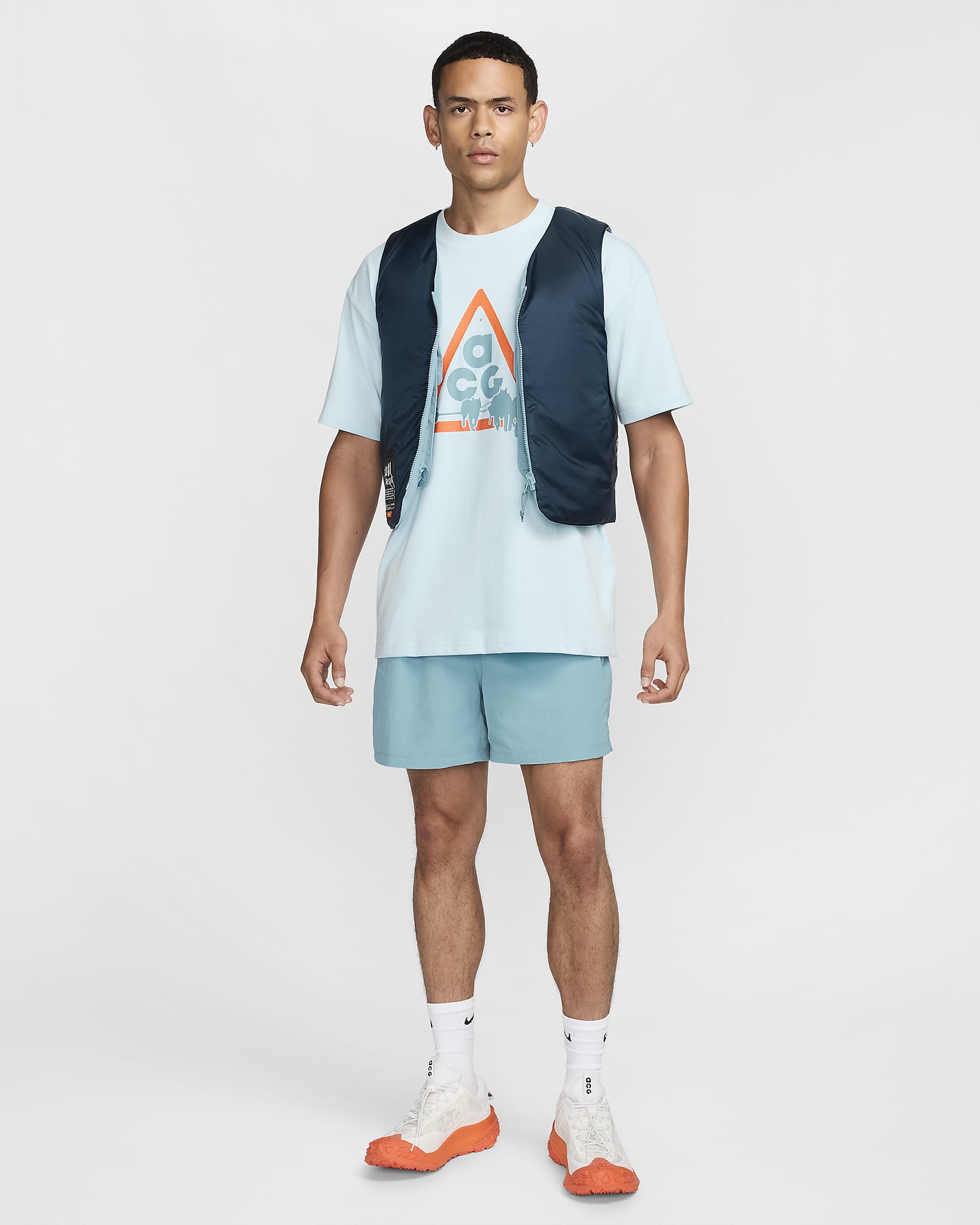 Shorts Nike ACG "Reservoir Goat" – Uomo - Denim Turquoise/University Red/Armory Navy/Summit White