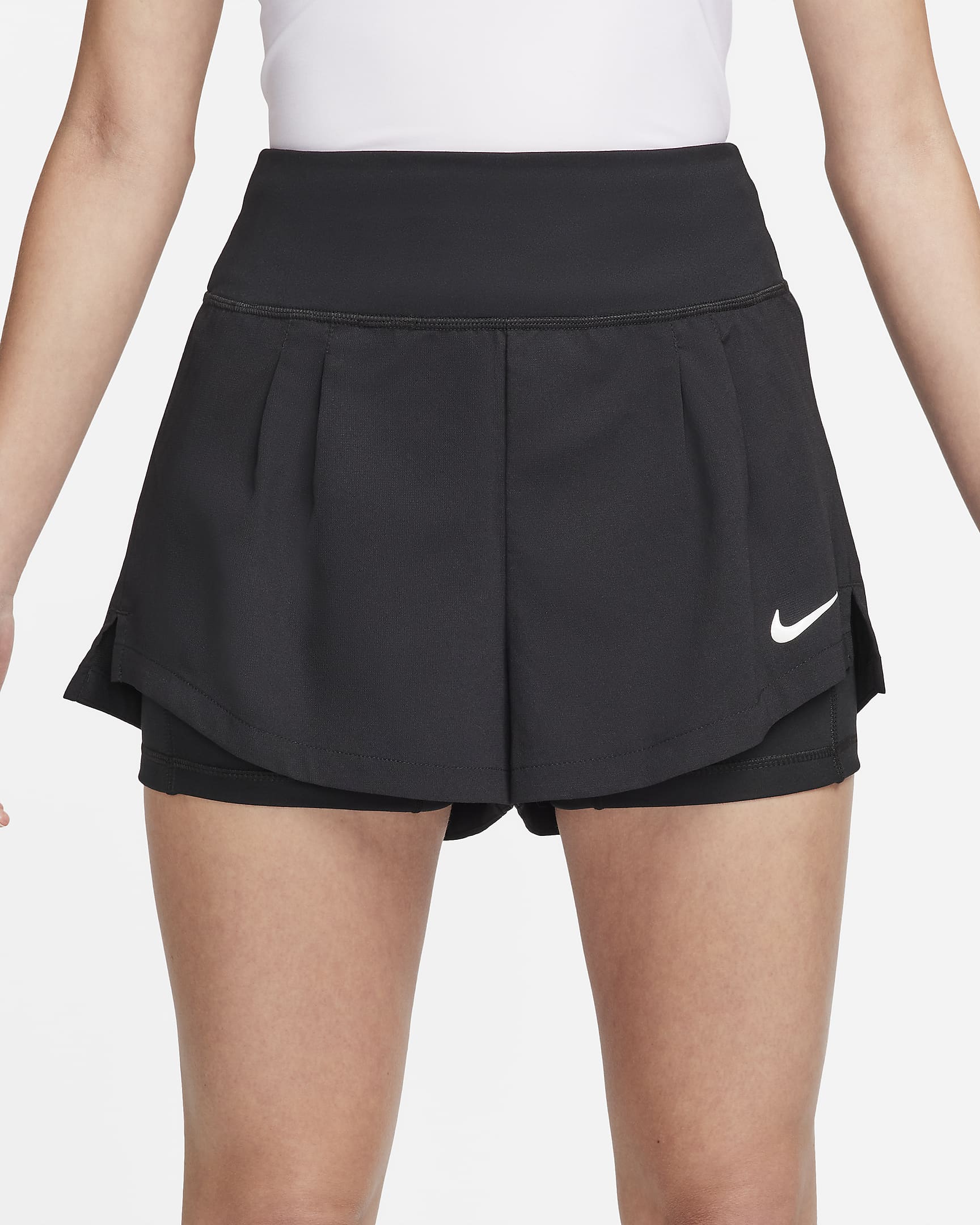 NikeCourt Advantage Women's Shorts - Black/Black/White