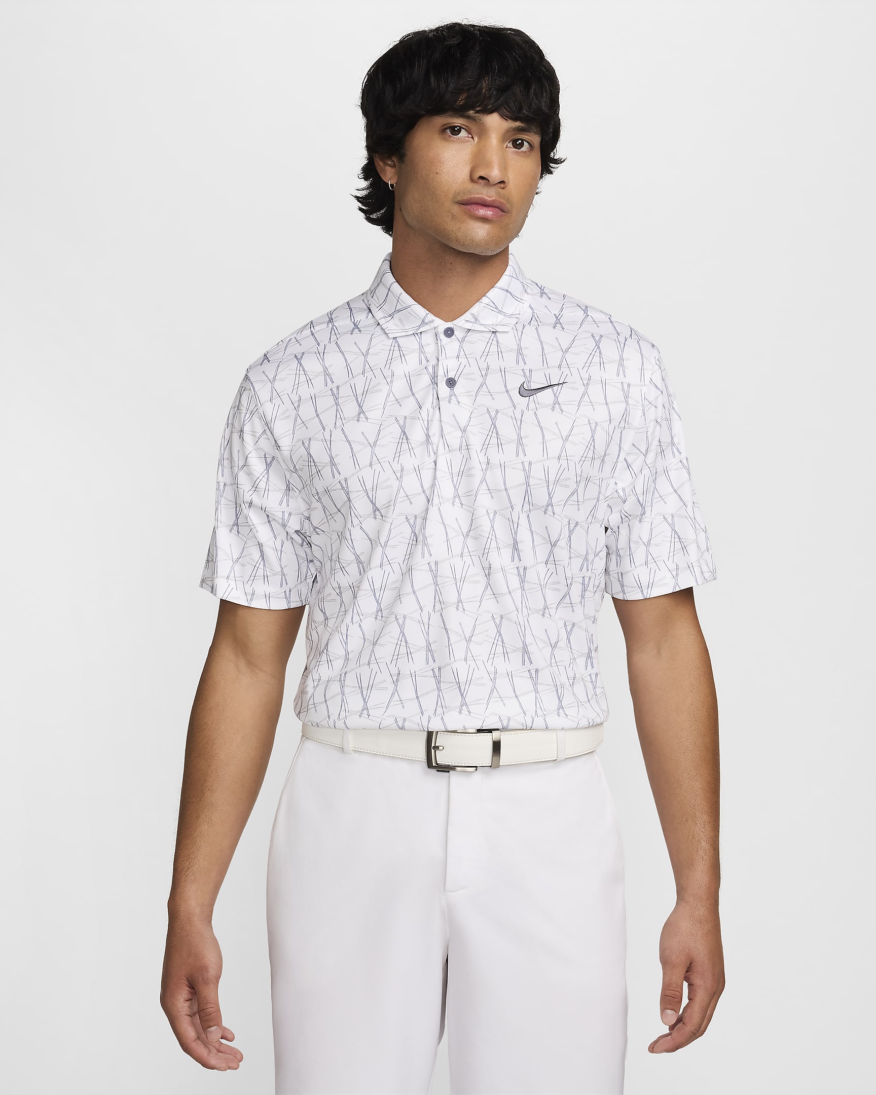 Polo da golf Nike Victory+ – Uomo - Bianco/Light Carbon/Bianco/Light Carbon