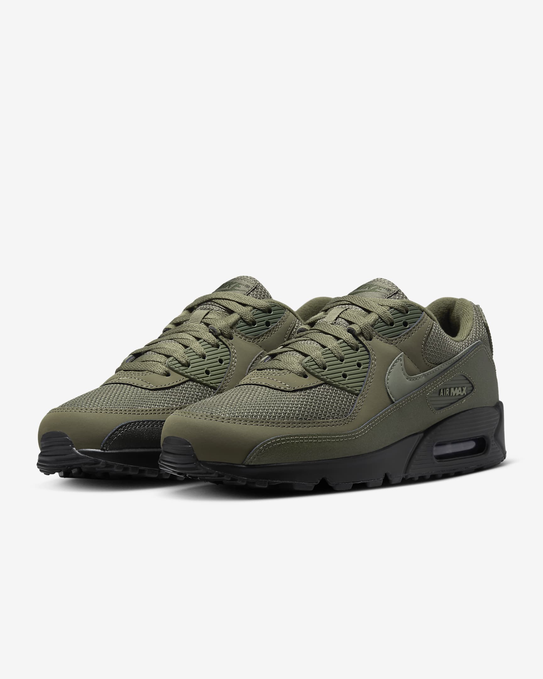 Chaussure Nike Air Max 90 pour homme - Medium Olive/Noir/Cargo Khaki