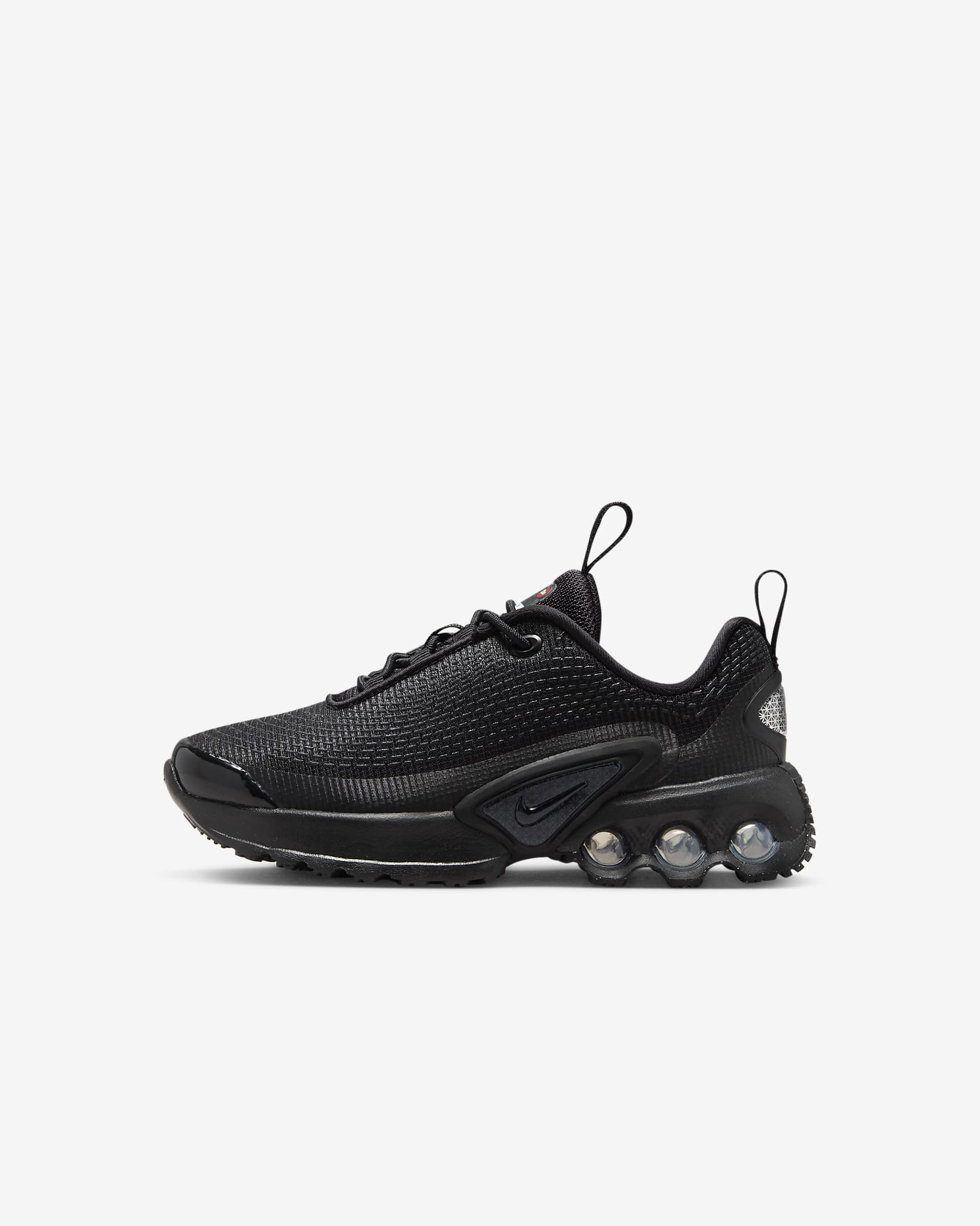 Sapatilhas Nike Air Max Dn para criança - Preto/Preto/Cinzento-escuro metalizado/Preto