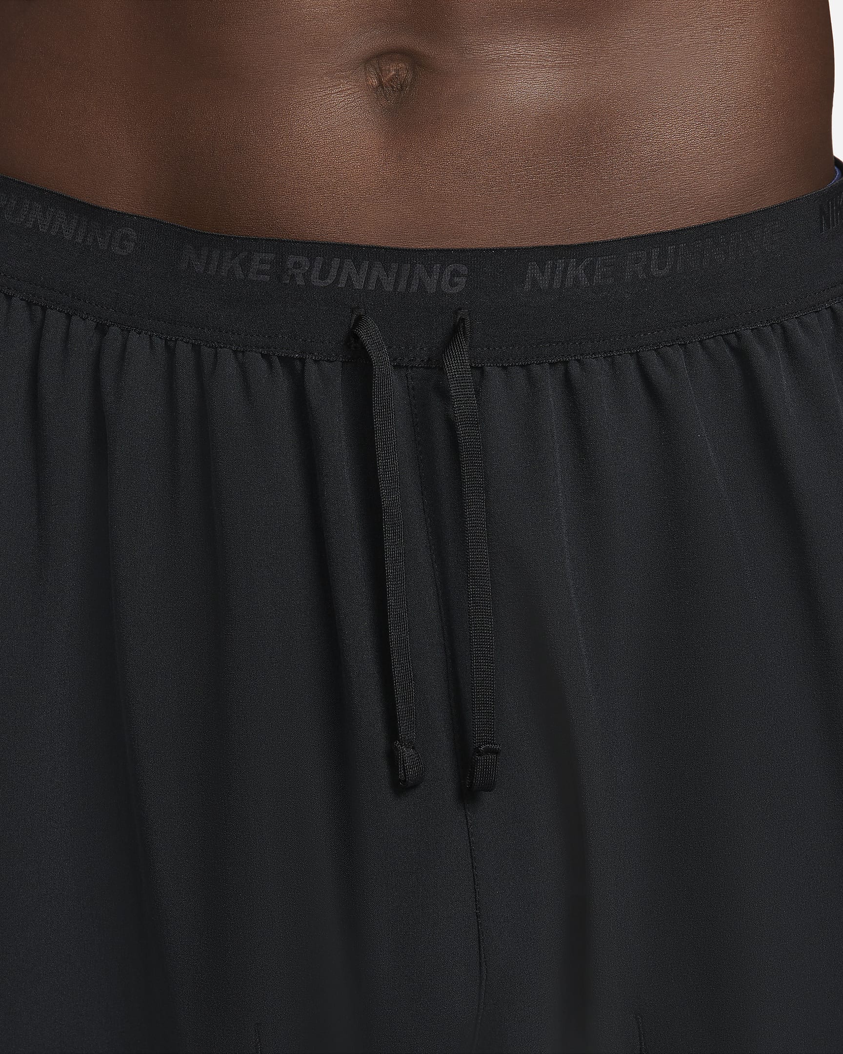 Vævede Nike Phenom Dri-FIT-løbebukser til mænd - sort