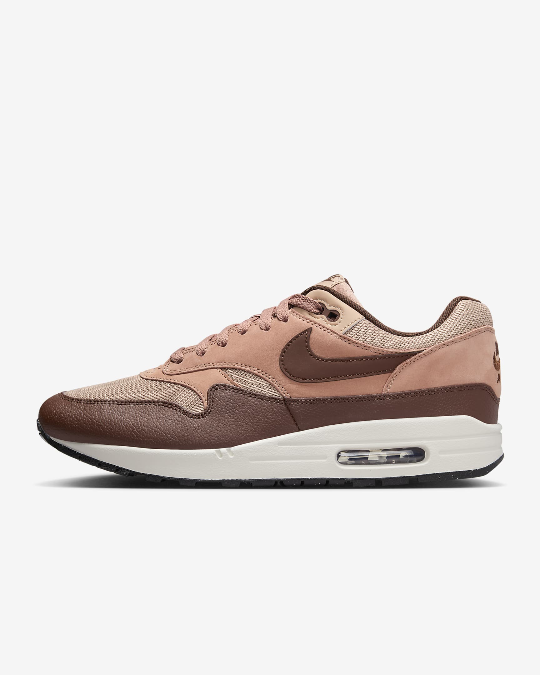 รองเท้าผู้ชาย Nike Air Max 1 SC - Hemp/Dusted Clay/Light Orewood Brown/Cacao Wow