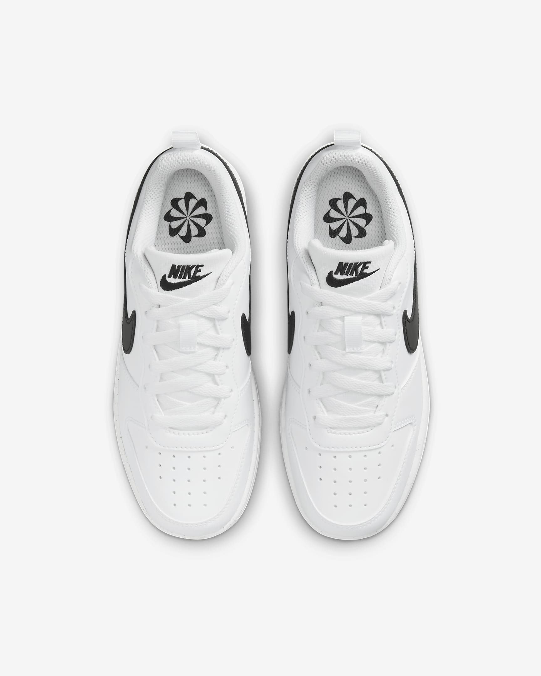 Nike Court Borough Low Recraft Older Kids' Shoes - White/Black