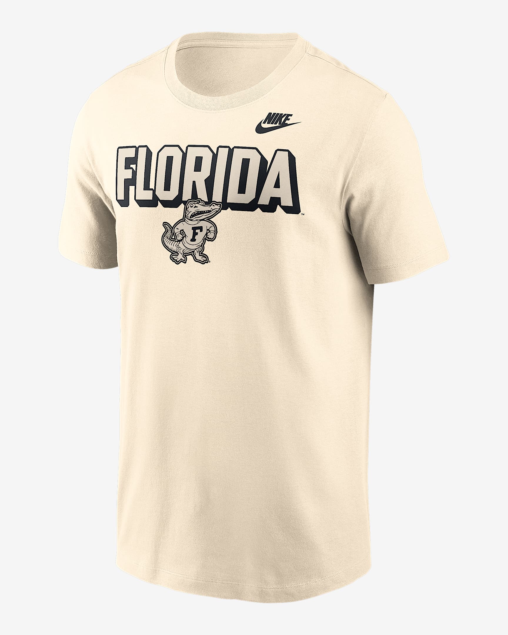 Florida Team Bold Men's Nike College T-Shirt - Natural