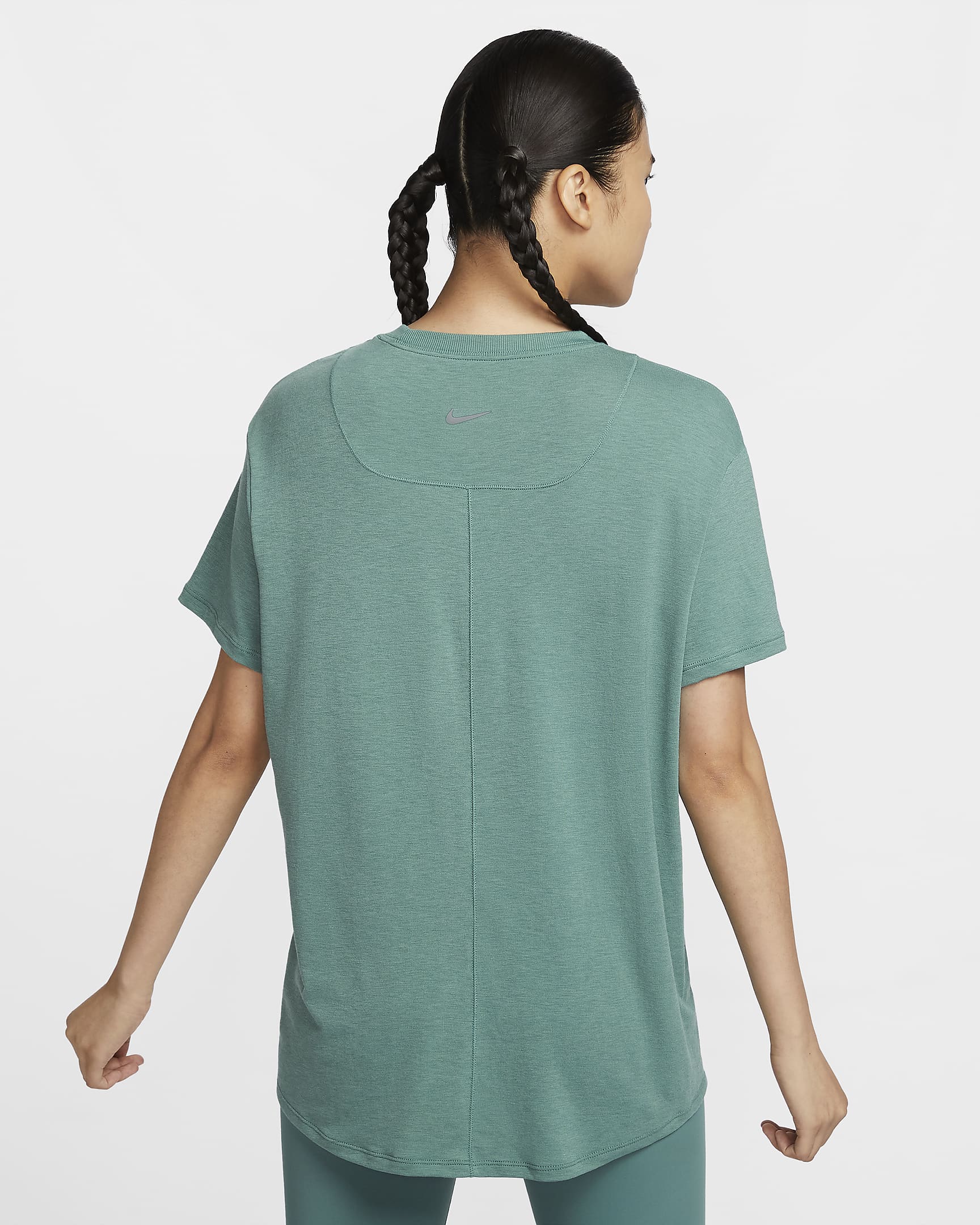 Nike One Relaxed Women's Dri-FIT Short-Sleeve Top - Bicoastal/Black