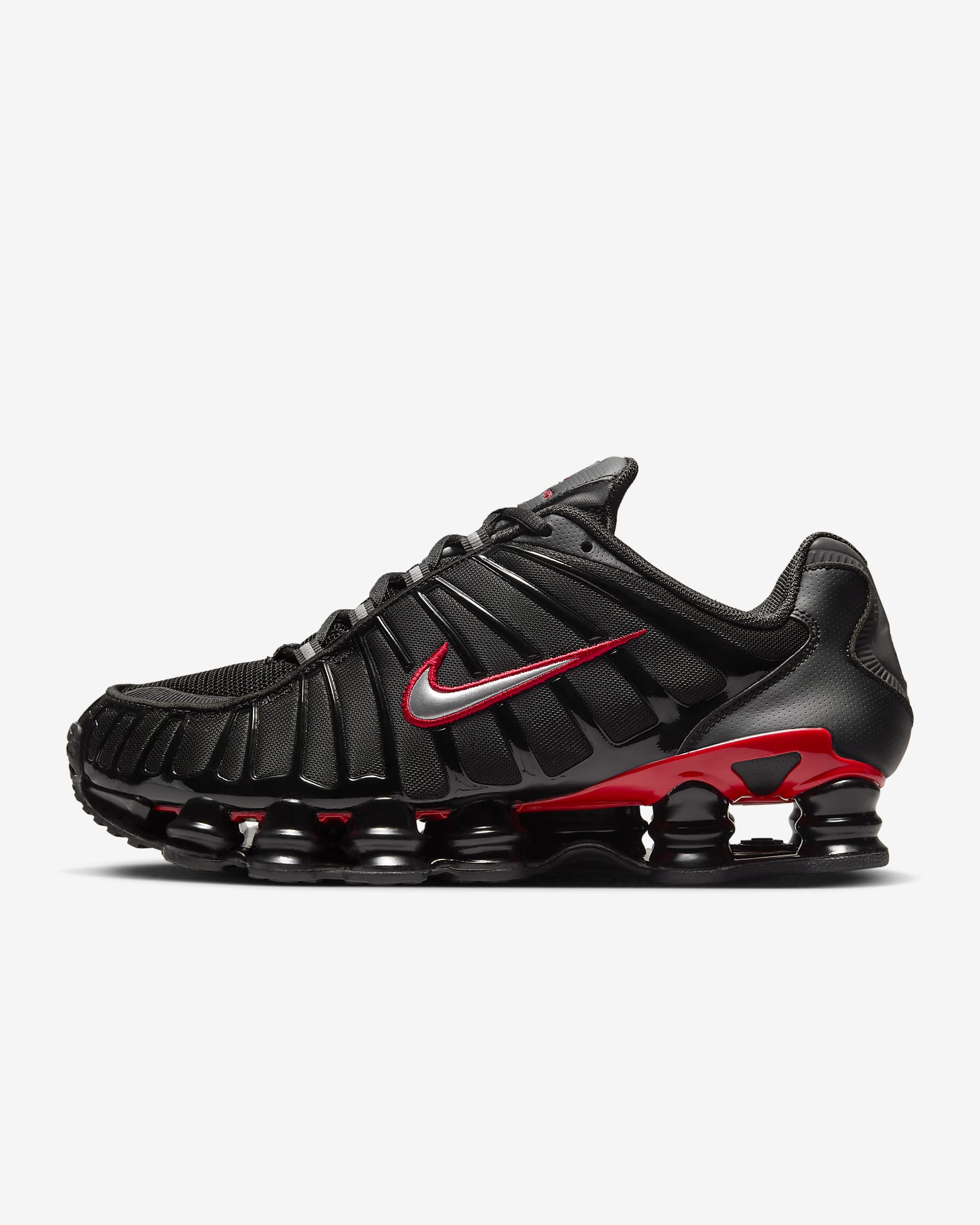 Nike Shox TL Sabatilles - Home - Negre/University Red/Platejat metal·litzat