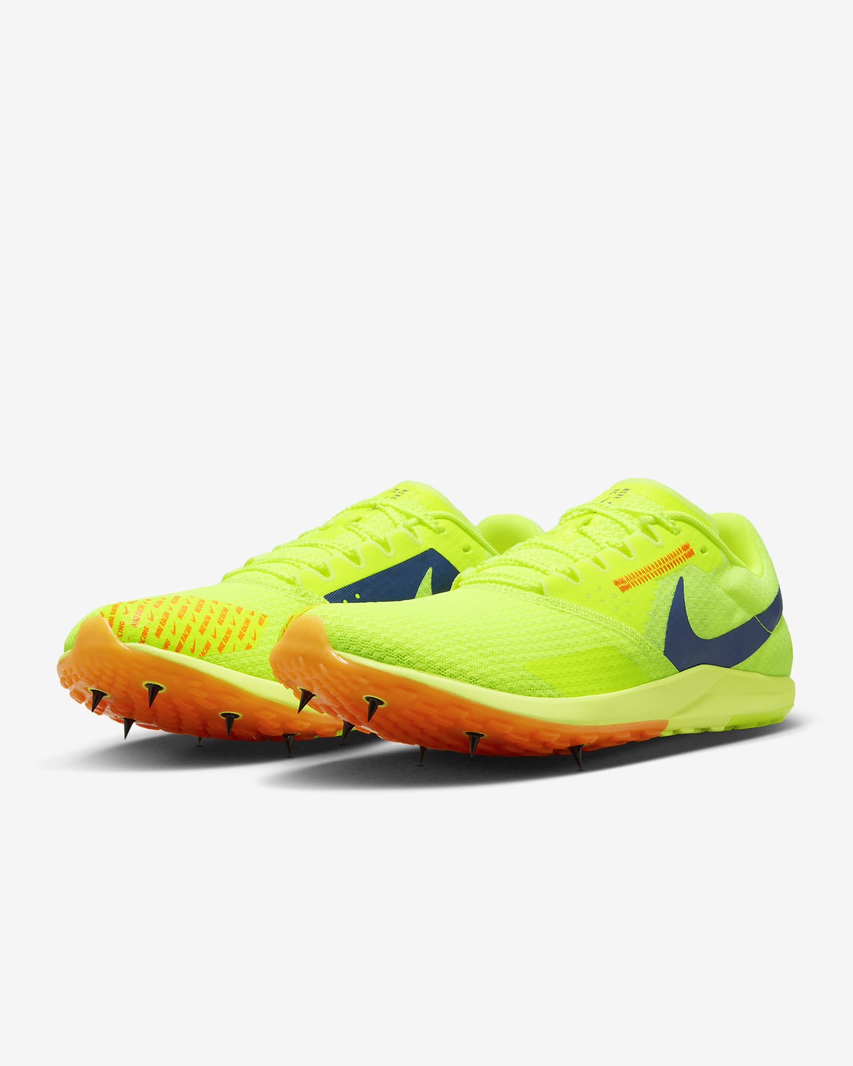 Tenis con clavos para campo traviesa Nike Rival XC 6 - Volt/Naranja total/Naranja total/Concordia