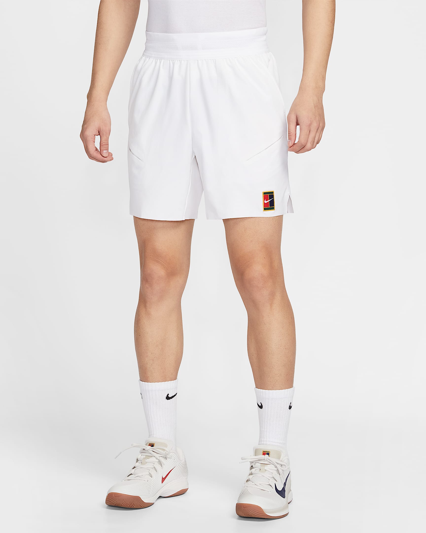 ナイキコート スラム メンズ Dri-FIT テニスショートパンツ - ホワイト