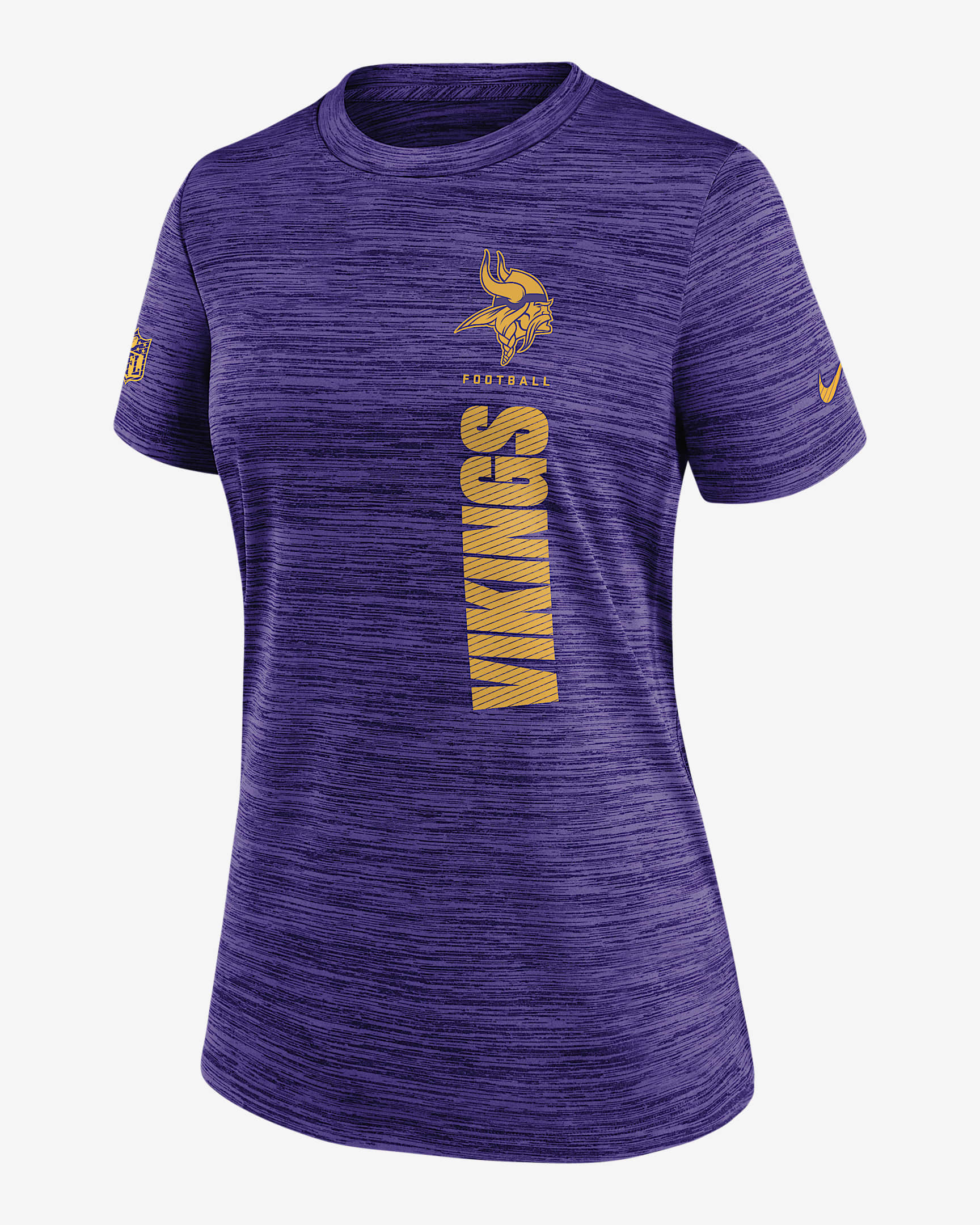 Playera Nike DriFIT de la NFL para mujer Minnesota Vikings Velocity