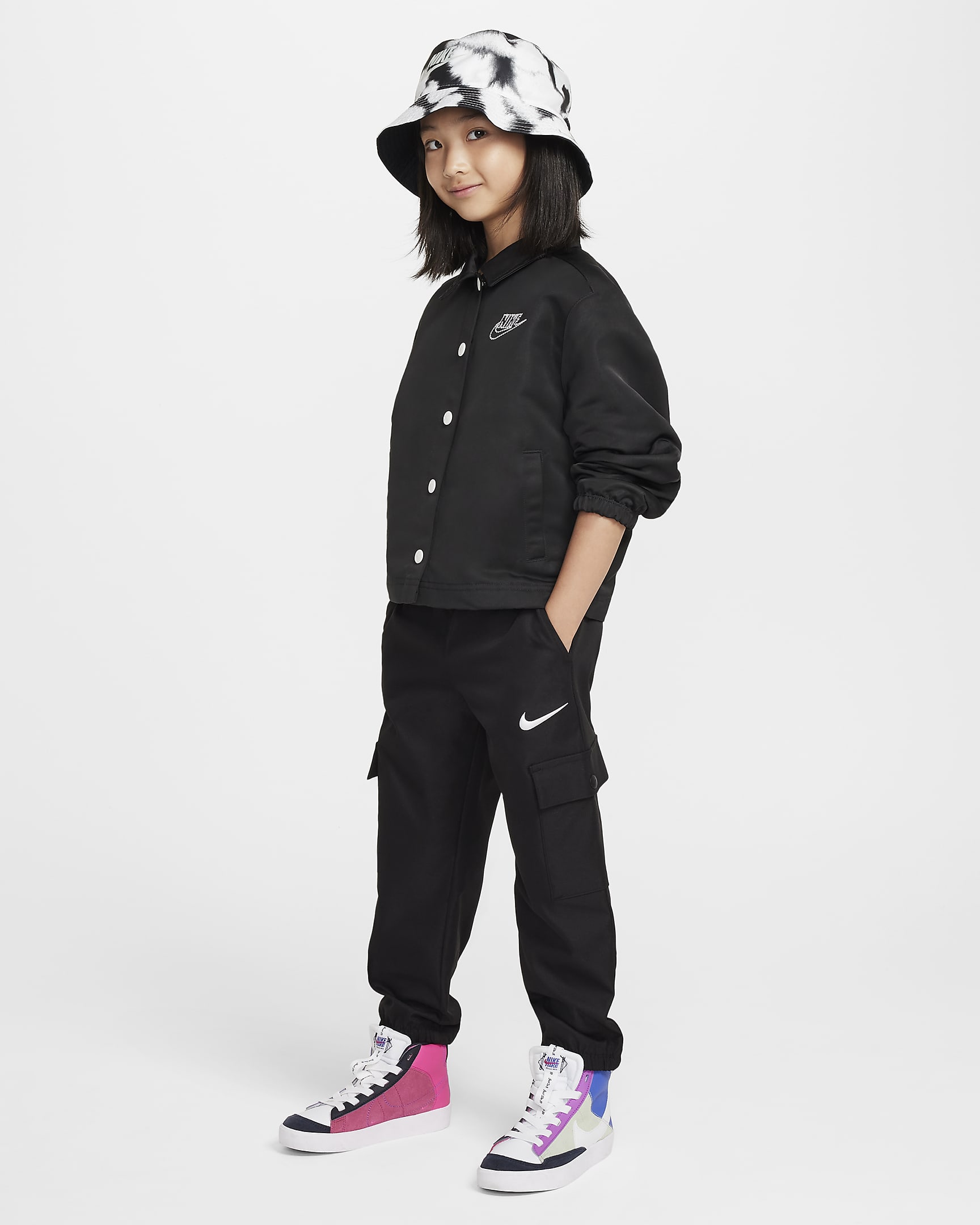 Nike Sportswear Little Kids' Cargo Pants - Black