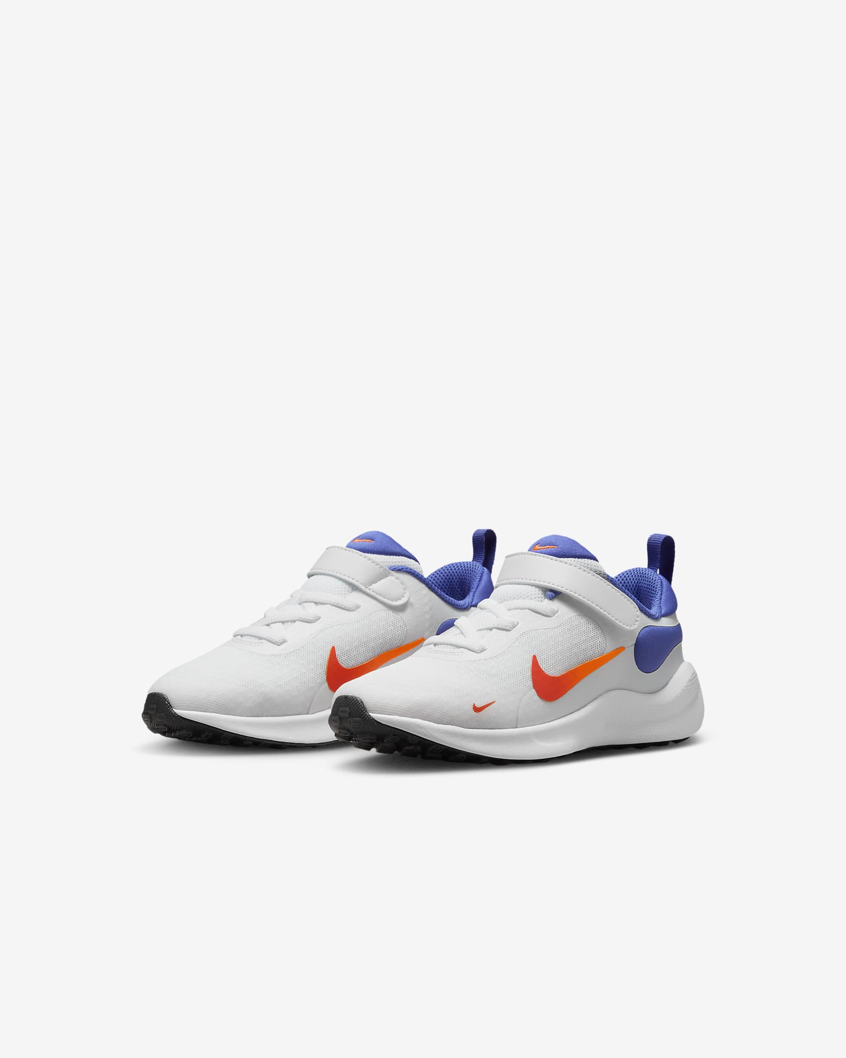 Nike Revolution 7 kleuterschoenen - Wit/Astronomy Blue/Total Orange/Team Orange