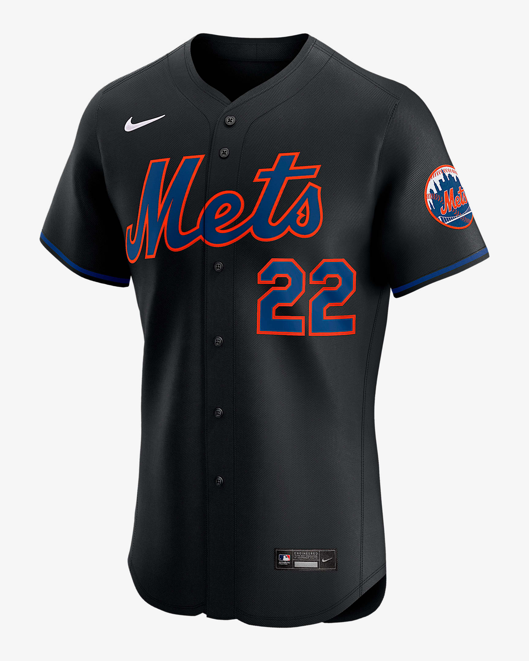 Juan Soto New York Mets Men's Nike Dri-FIT ADV MLB Elite Jersey - Black