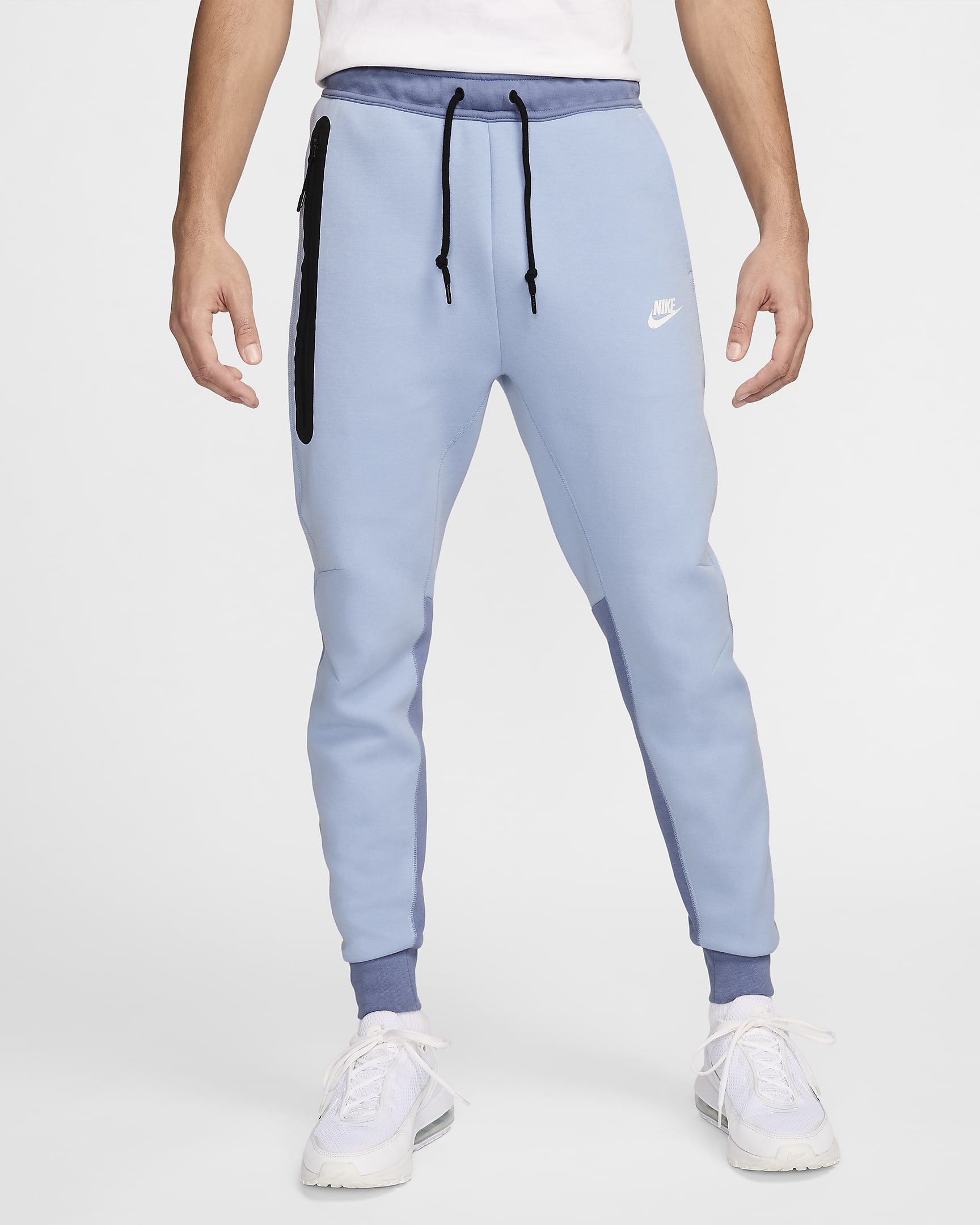 Nike Sportswear Tech Fleece férfi szabadidőnadrág - Light Armory Blue/Ashen Slate/Fehér