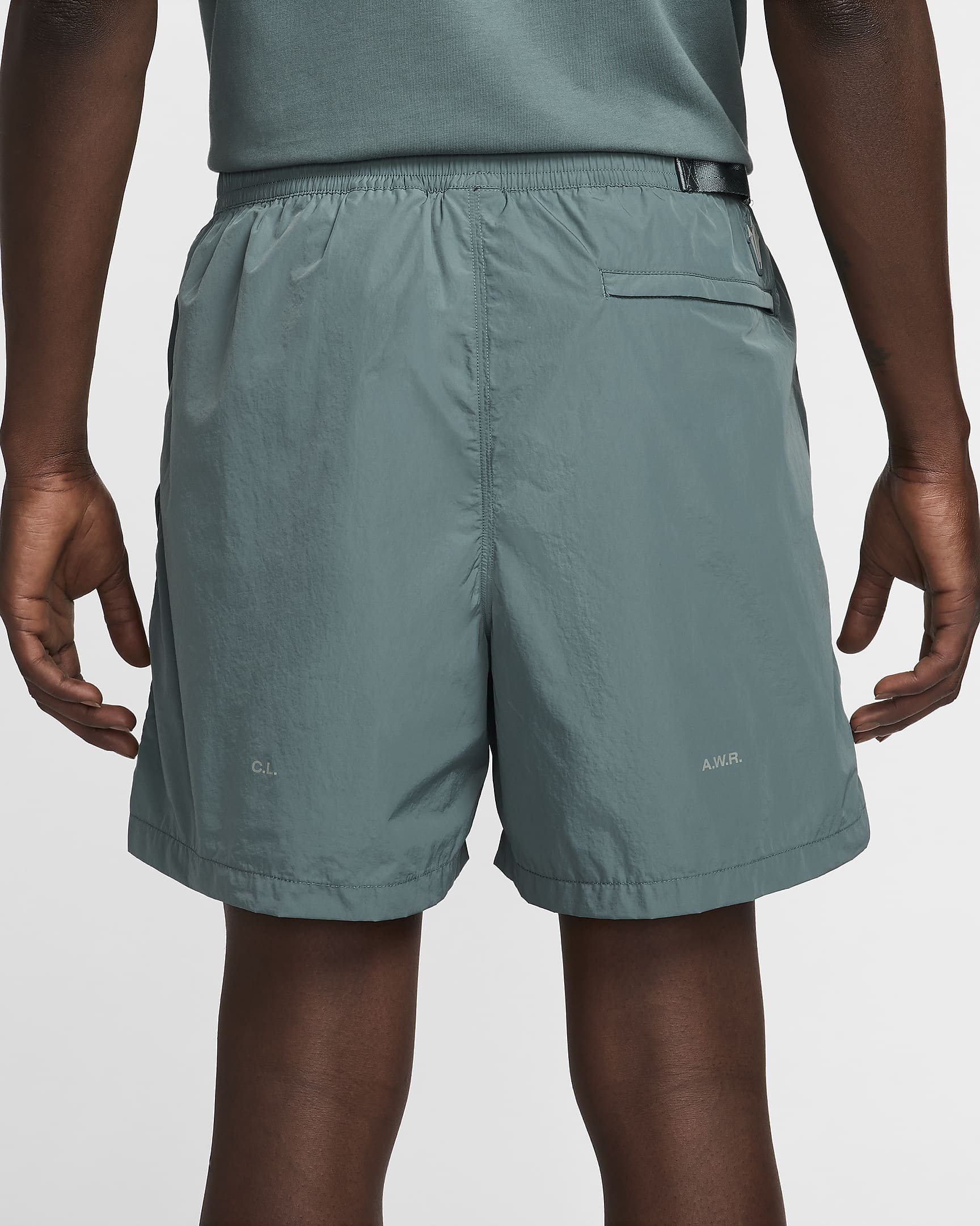 NOCTA Cardinal Nylonshorts - Mineral Slate/Faded Spruce/Mica Green