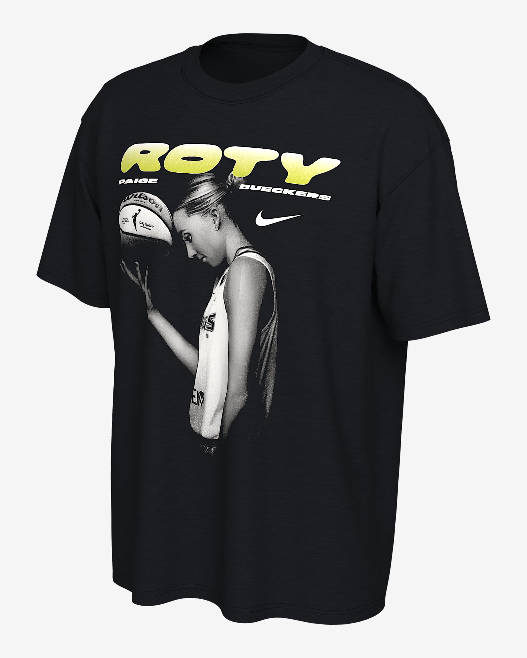 Playera Nike de la WNBA Novata del año 2025 Paige Bueckers - Negro