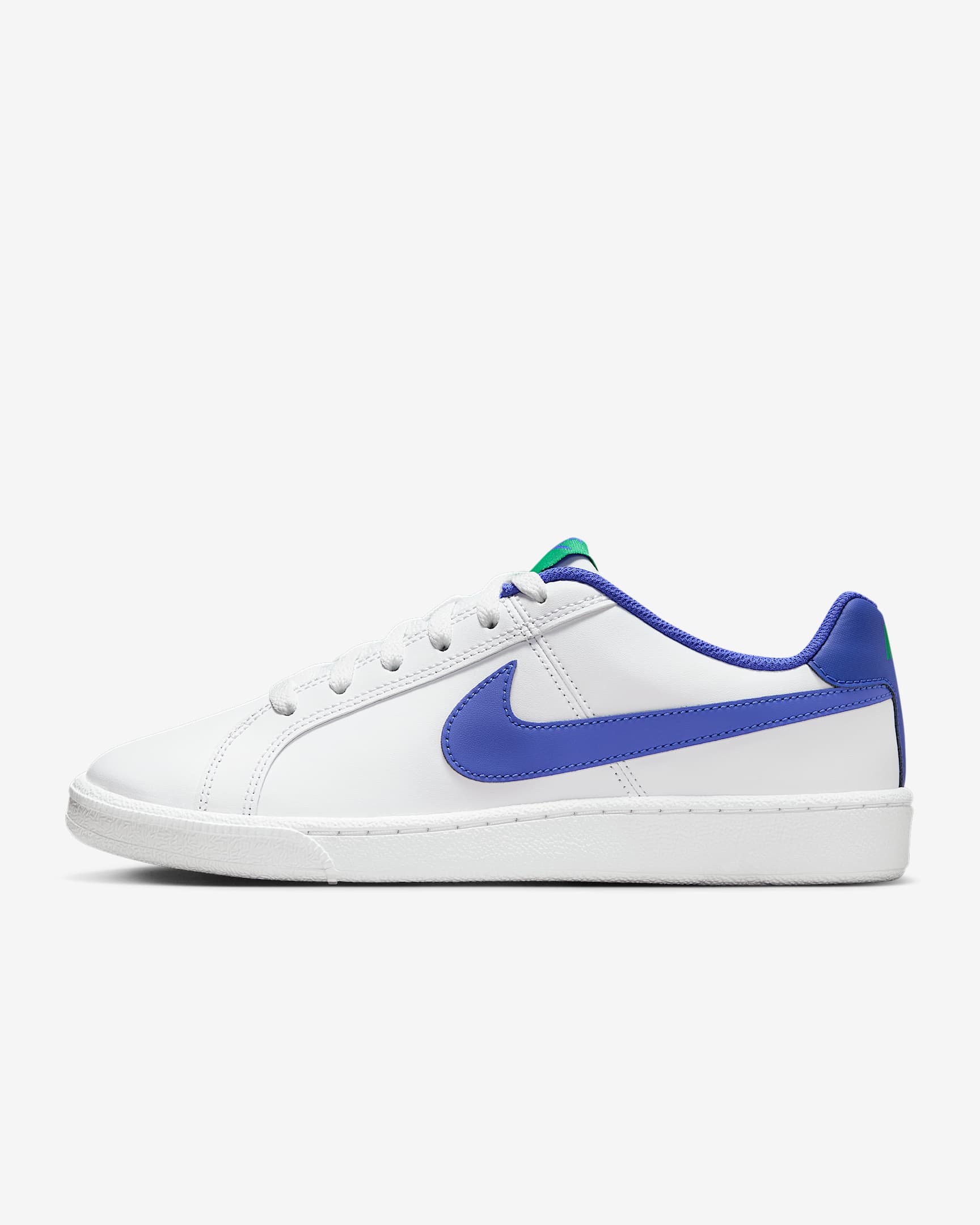 Calzado para mujer Nike Court Royale - Blanco/Verde estadio/Azul extraordinario