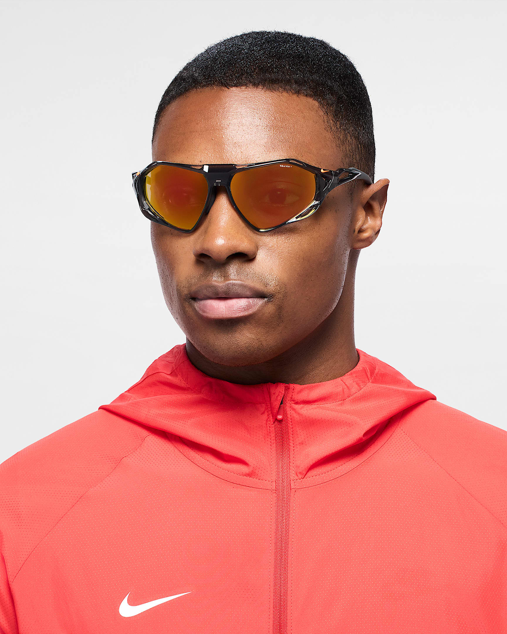 Nike Zeus Rise Road Tint zonnebril - Smoke Grey/Total Orange/Total Orange