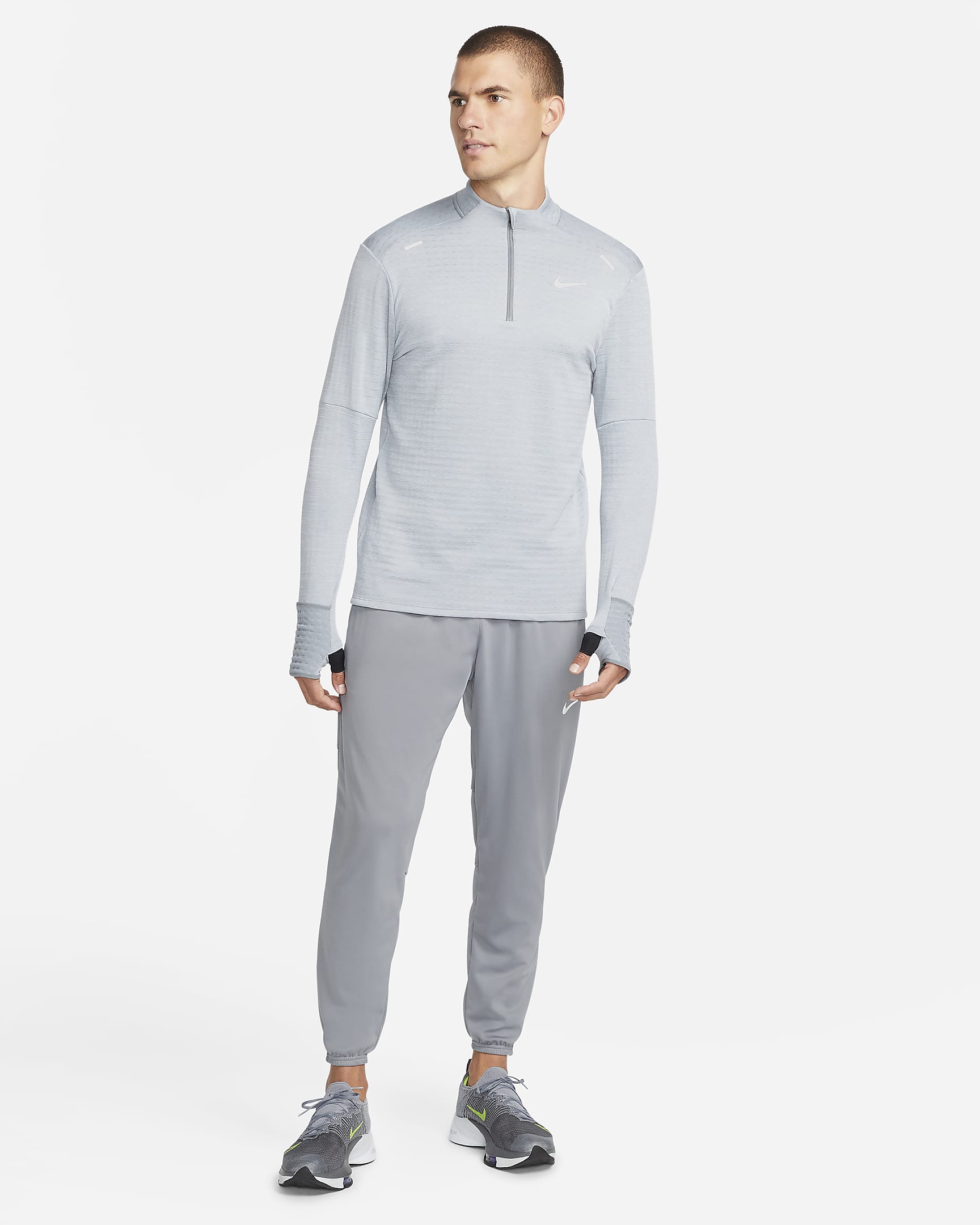 Nike Therma-FIT Repel Element Men's 1/4-Zip Running Top. Nike.com