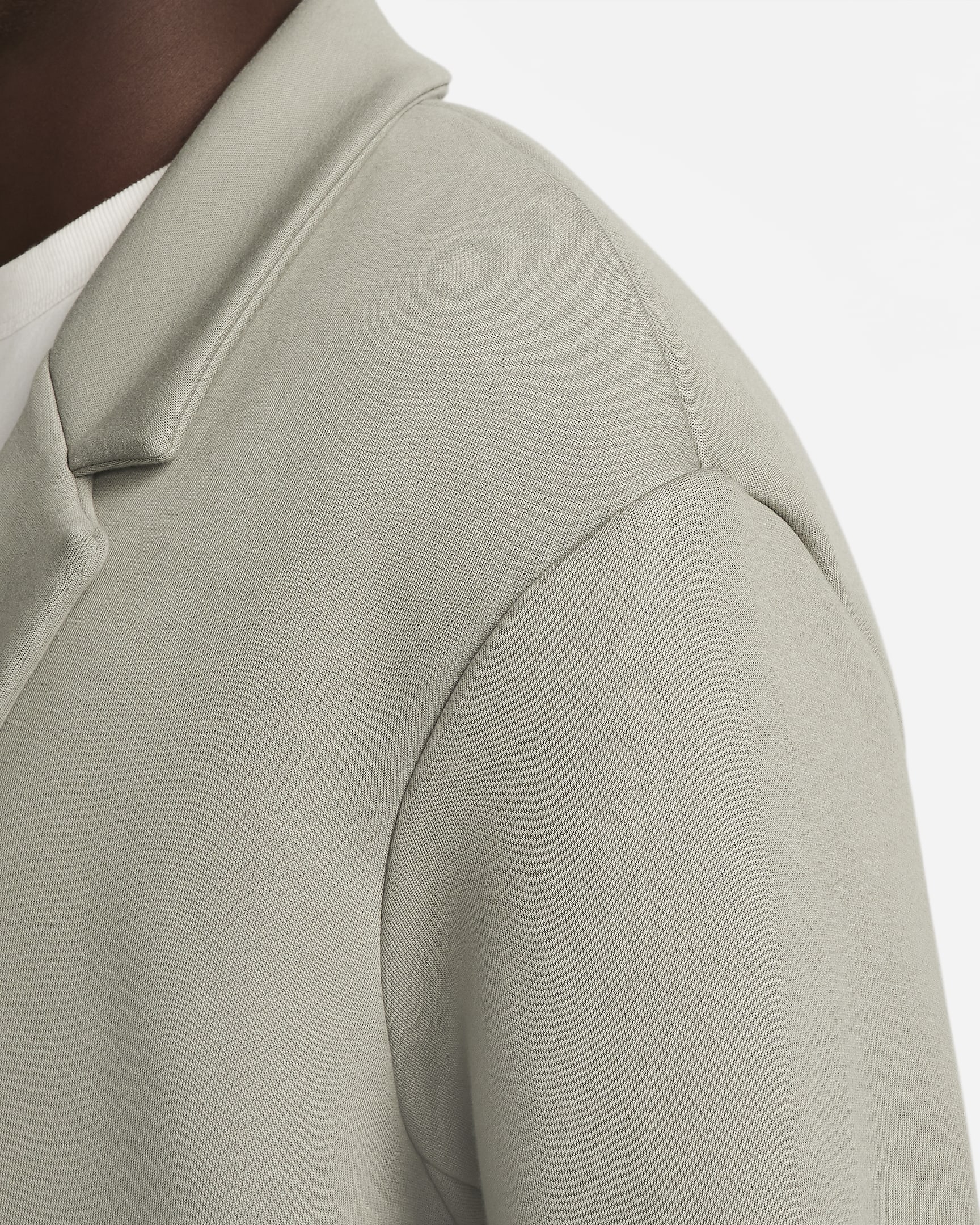 Trenchcoat Nike Sportswear Tech Fleece Reimagined med ledig passform för män  - Dark Stucco