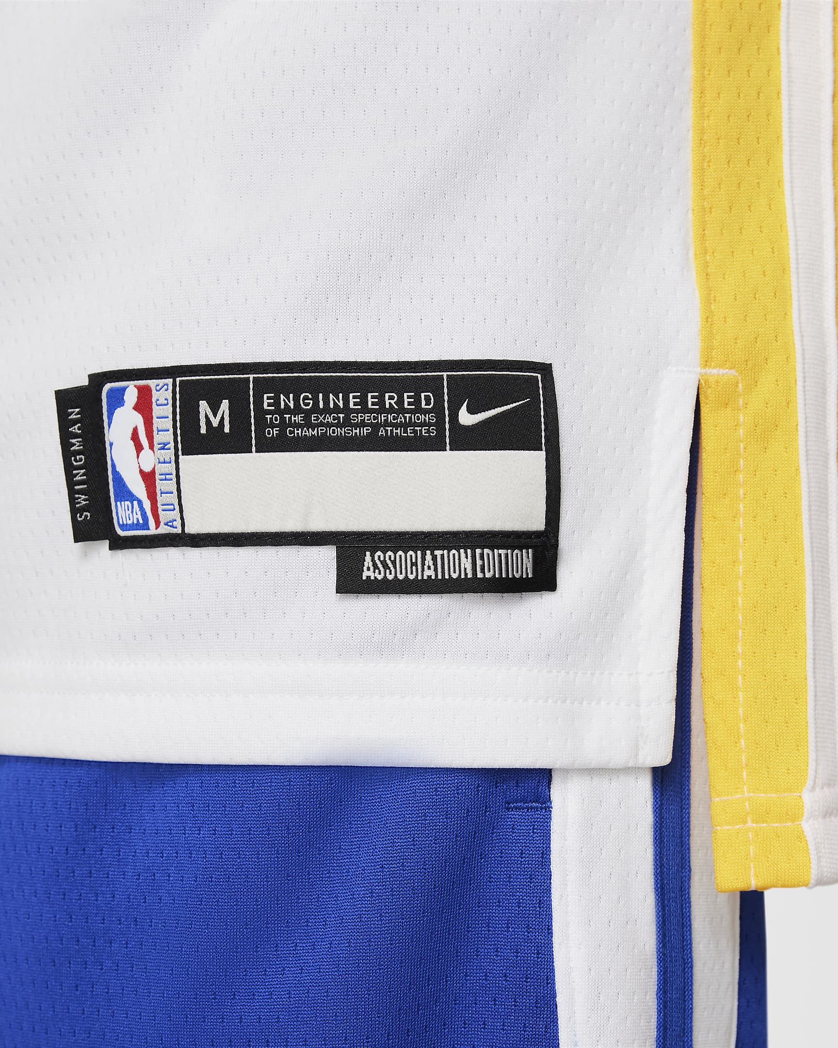 Stephen Curry Golden State Warriors 2022/23 Association Edition Camiseta Nike NBA Swingman - Niño/a - Blanco