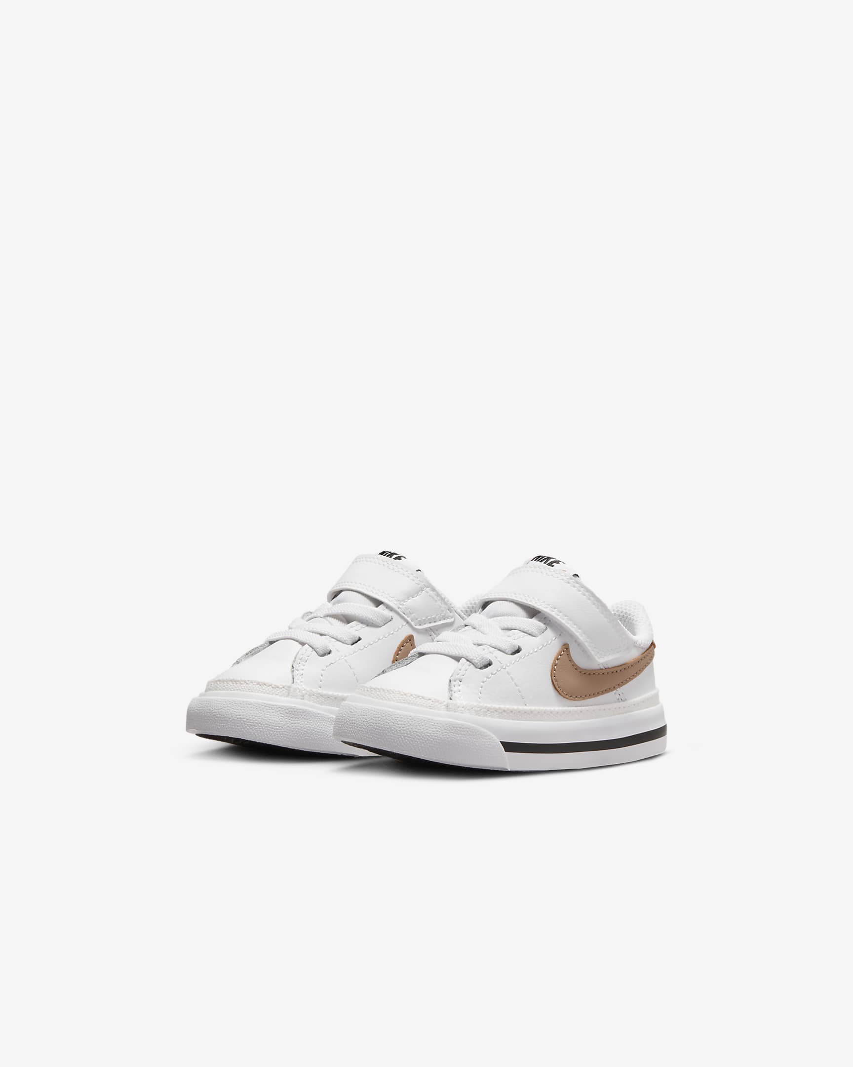 NikeCourt Legacy Baby/Toddler Shoes - White/Black/Hemp